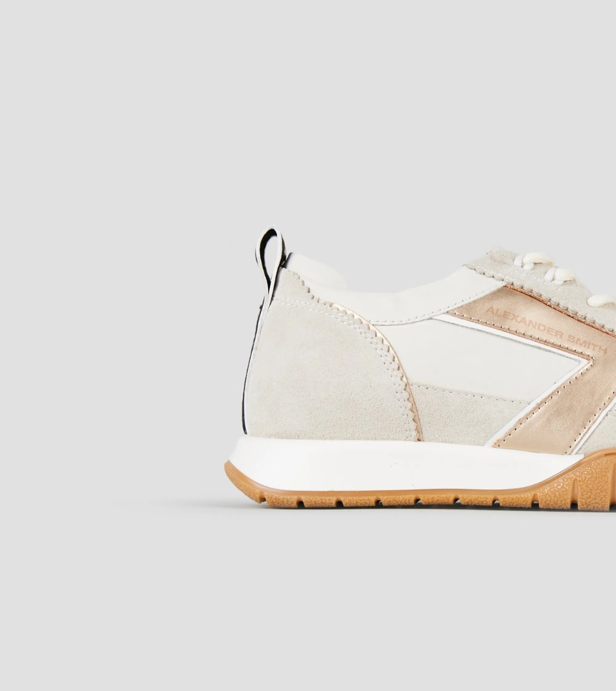 Alexander Smith Sneakers Abbey In Pelle E Suede Bianco Asbeayw8249Fbz 197516