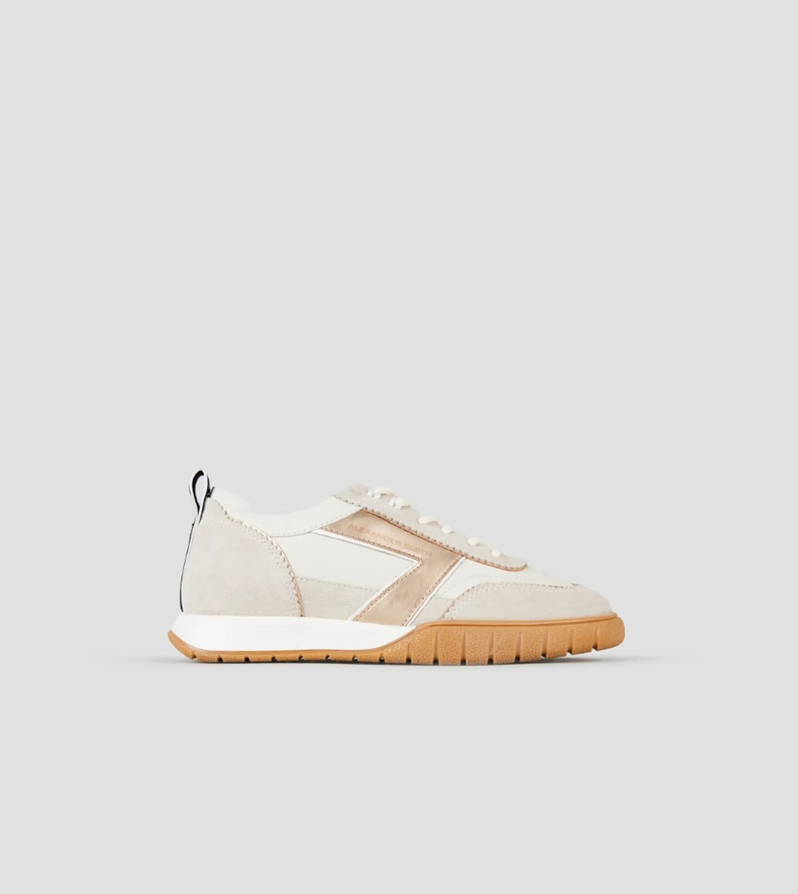 Alexander Smith Sneakers Abbey In Pelle E Suede Bianco Asbeayw8249Fbz 197520