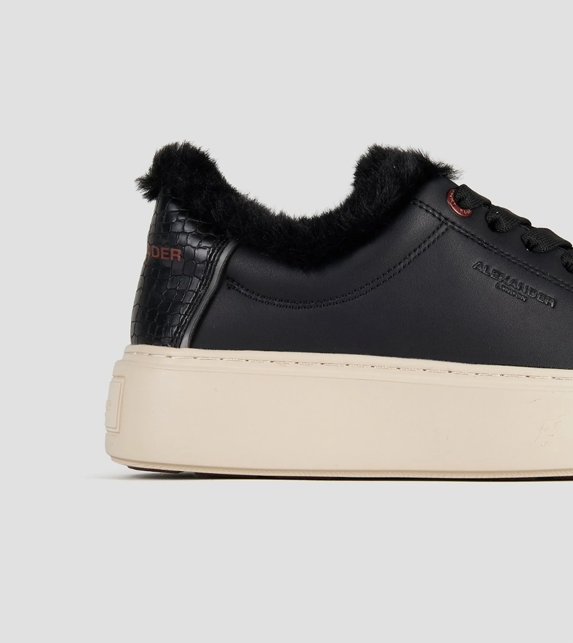 Alexander Smith Sneakers London Alta In Pelle Nero Albelhw0051Blk 197558
