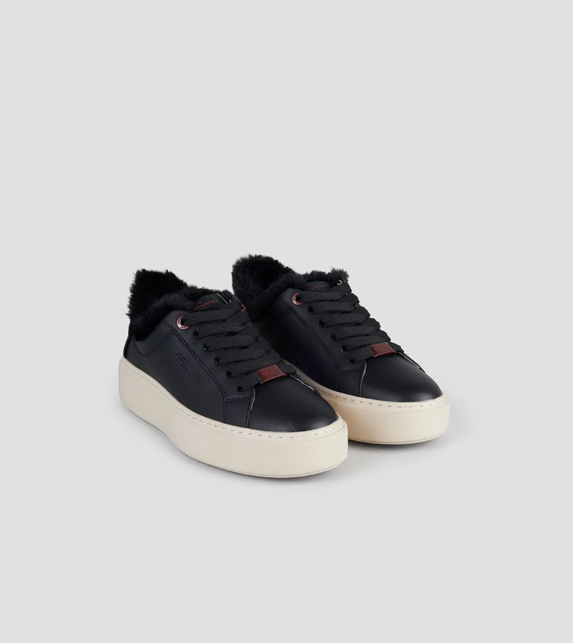 Alexander Smith Sneakers London Alta In Pelle Nero Albelhw0051Blk 197559