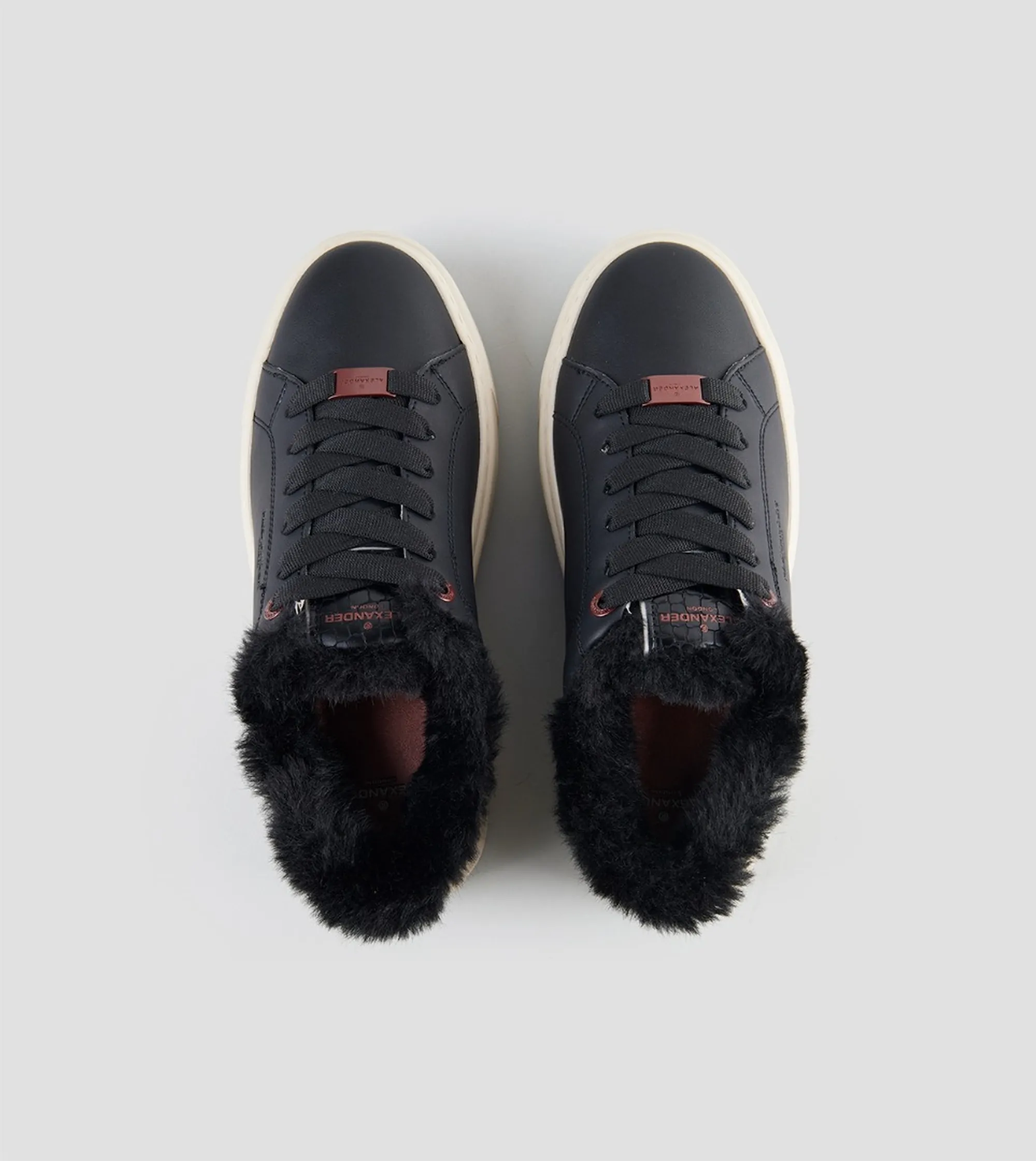 Alexander Smith Sneakers London Alta In Pelle Nero Albelhw0051Blk 197561
