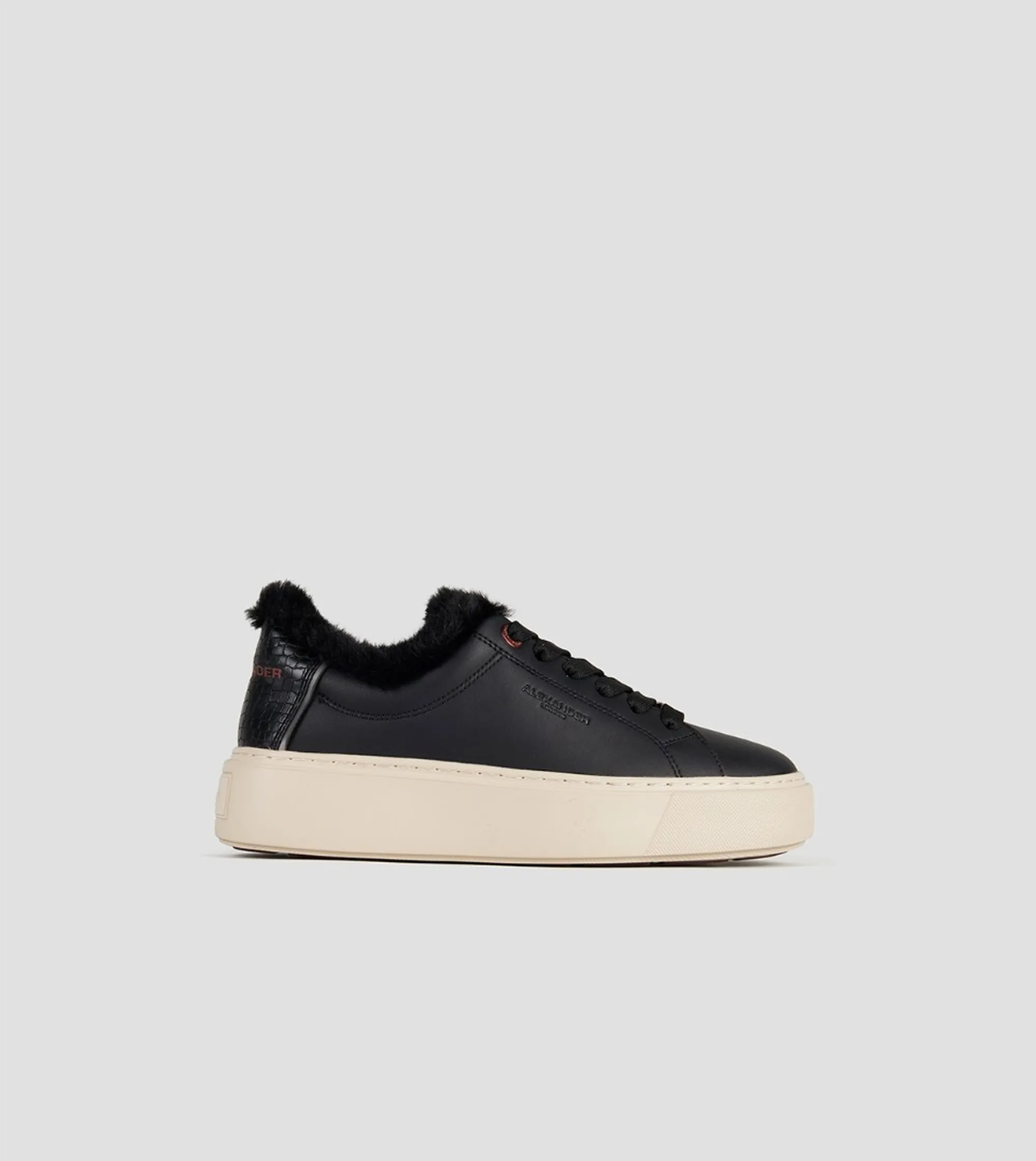 Alexander Smith Sneakers London Alta In Pelle Nero Albelhw0051Blk 197562