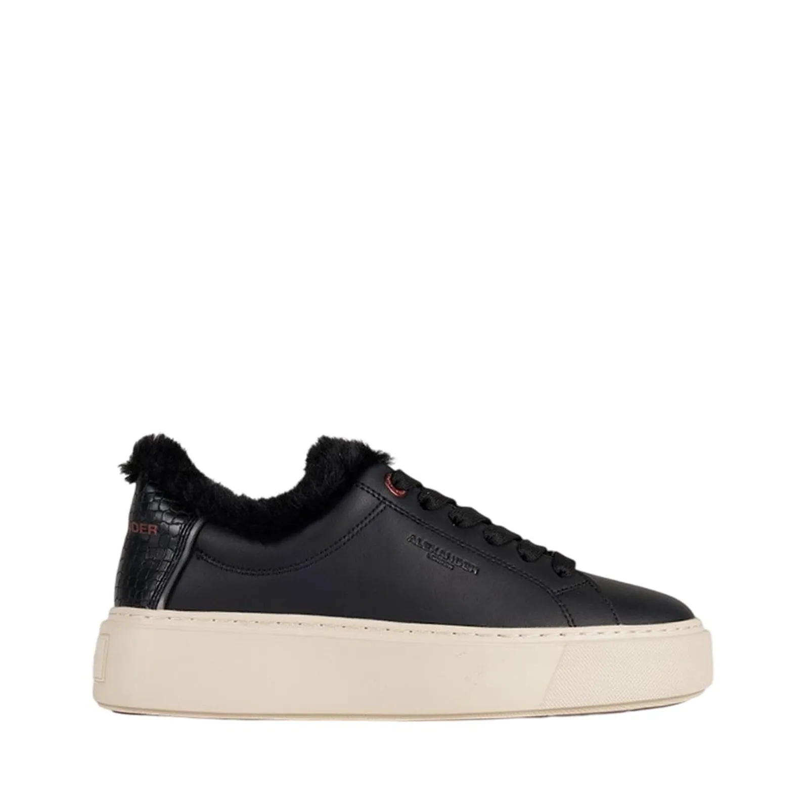 Alexander Smith Sneakers London Alta In Pelle Nero Albelhw0051Blk 198041