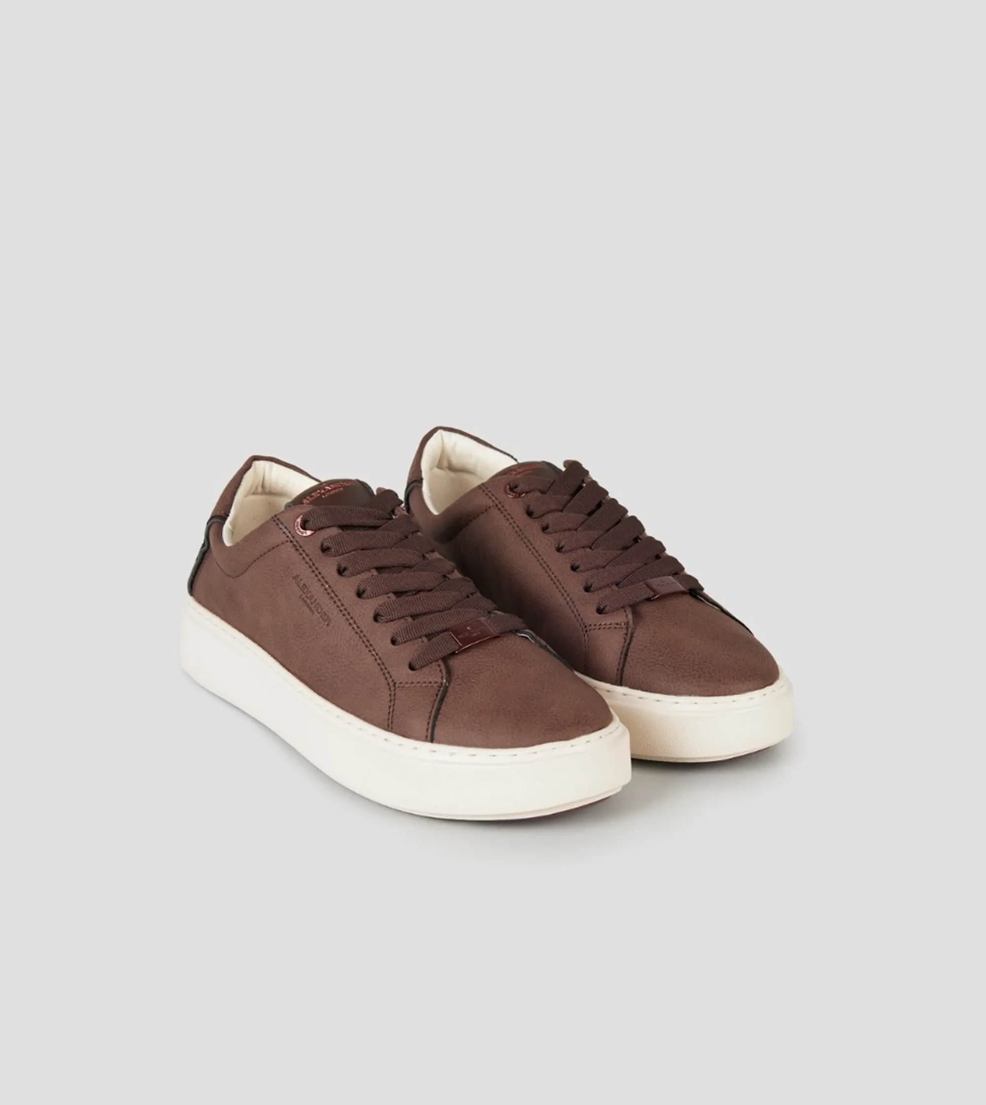 Alexander Smith Sneakers London In Camoscio Marrone Scuro Albeldm9151Dbn 197547