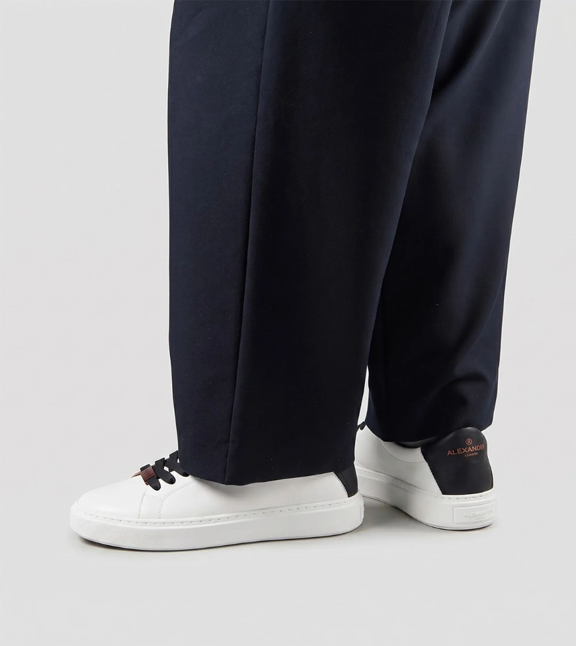 Alexander Smith Sneakers London In Pelle Bianco Albeldm9010Wbk 197527