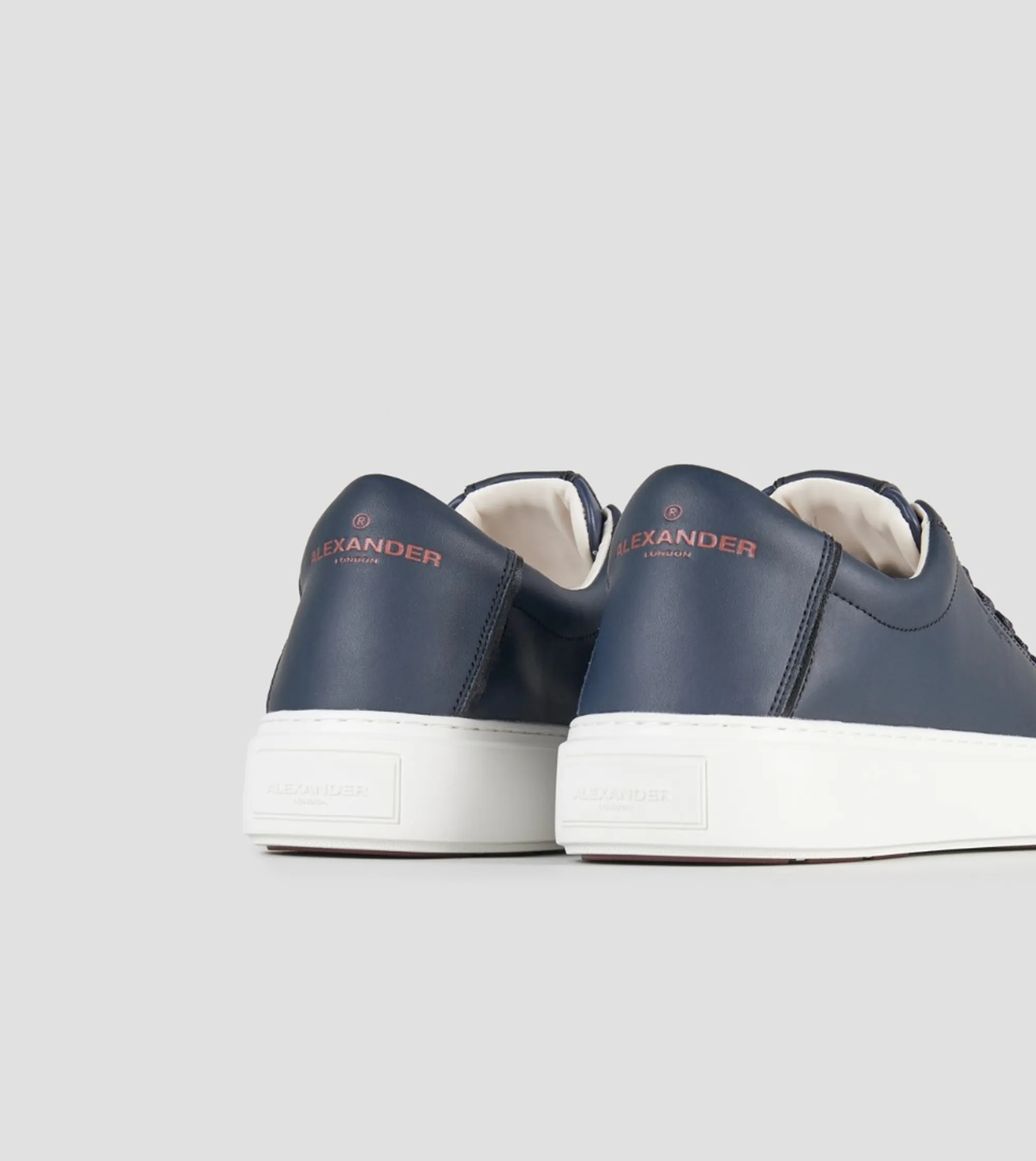 Alexander Smith Sneakers London In Pelle Blu Albeldm9012Ble 197536