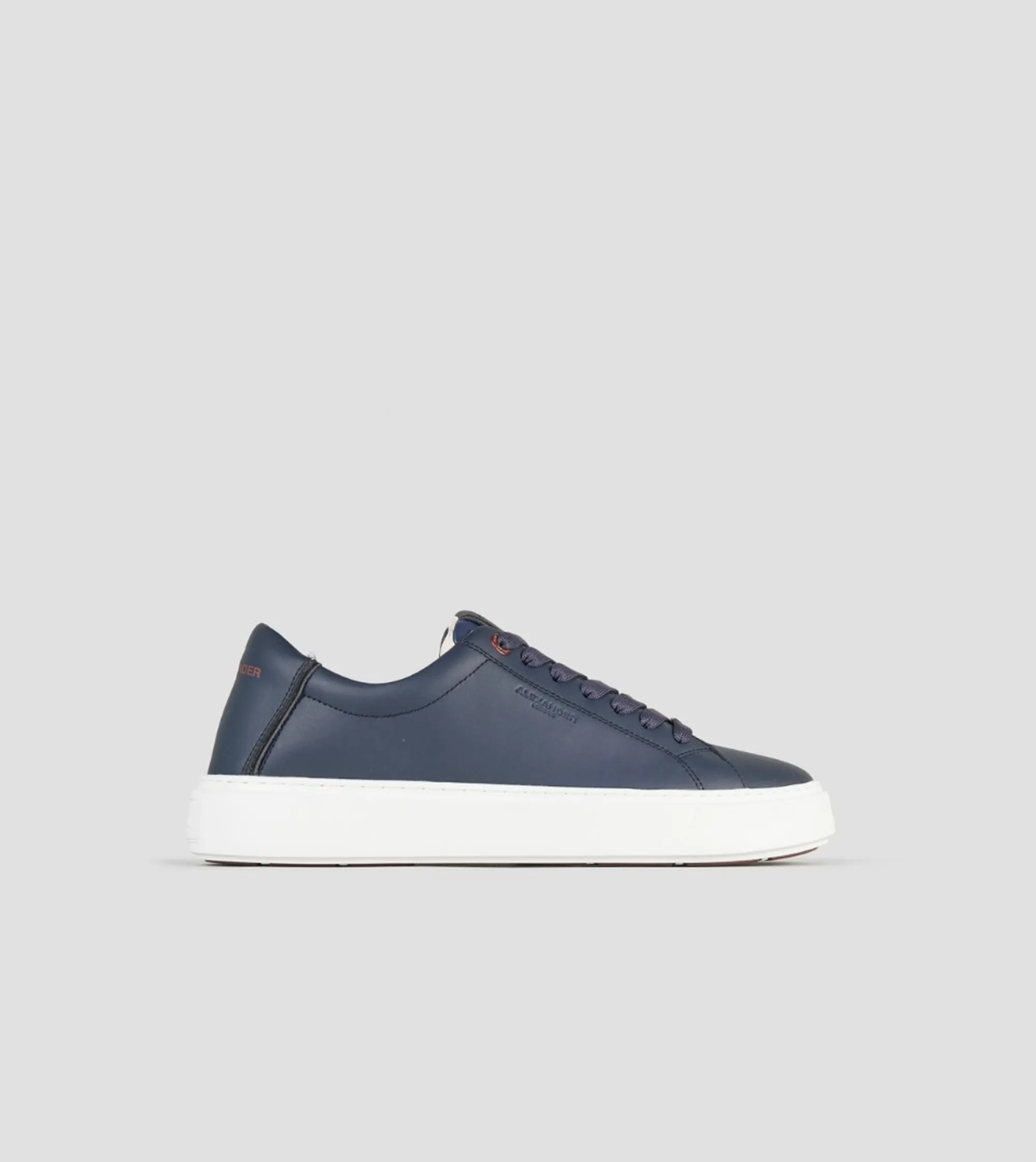 Alexander Smith Sneakers London In Pelle Blu Albeldm9012Ble 197538