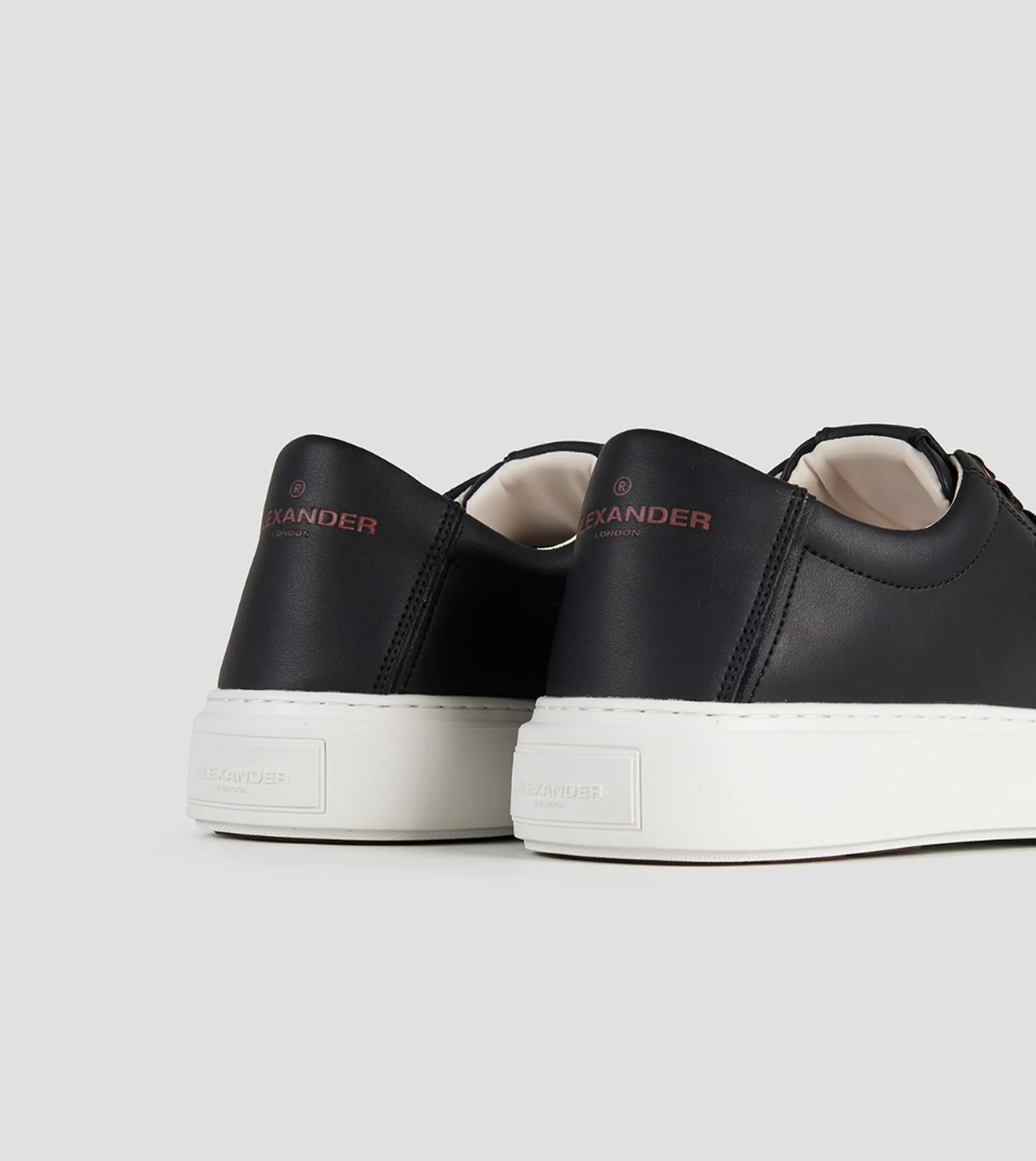 Alexander Smith Sneakers London In Pelle Nero Albeldm9012Blk 197542