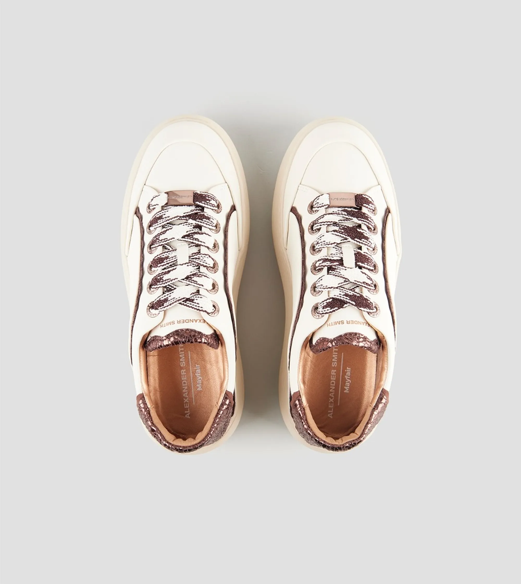 Alexander Smith Sneakers Mayfair In Nappa Bianco Asbemfw9668Iyf 197499