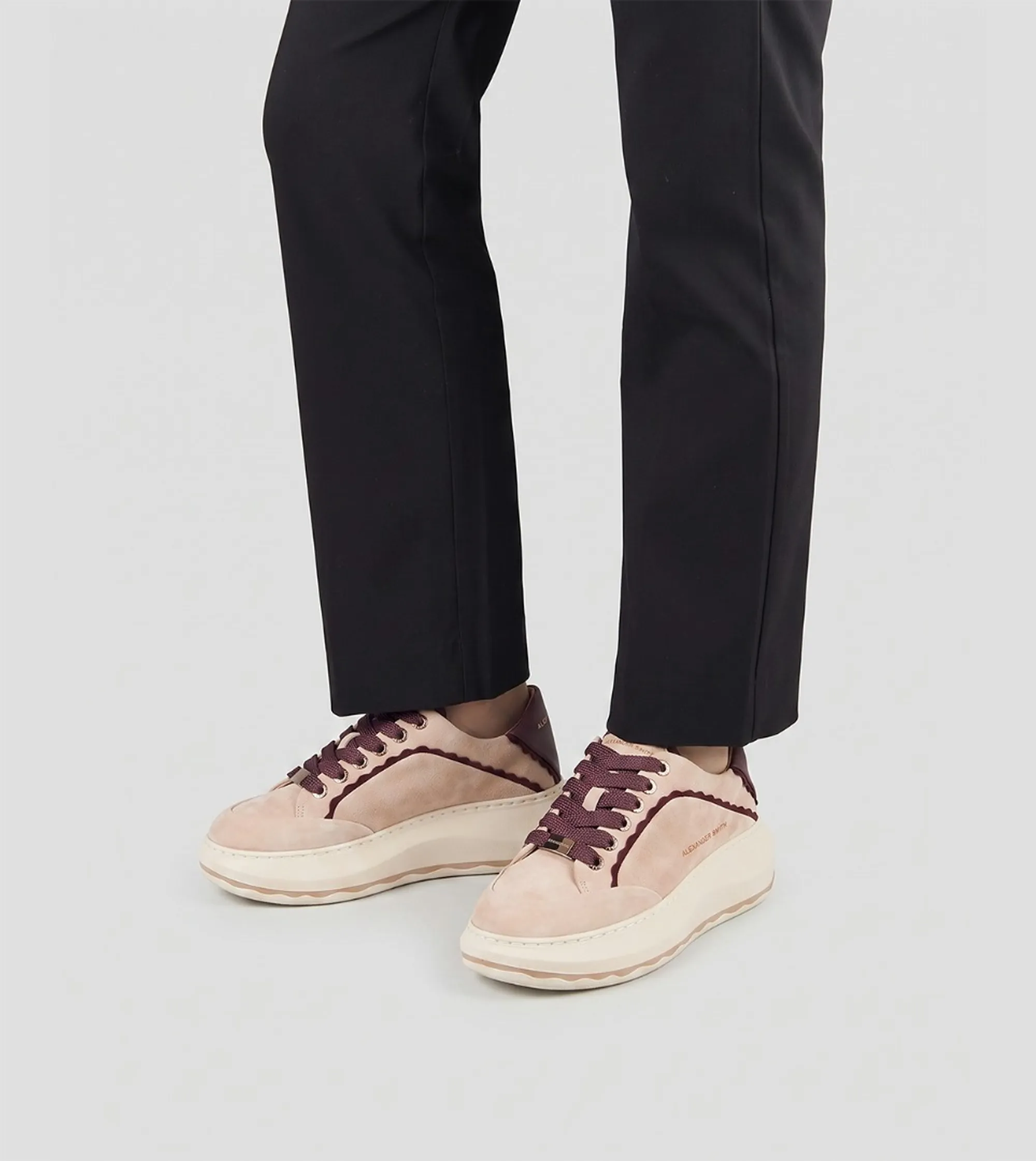 Alexander Smith Sneakers Mayfair In Suede Rosa Asbemfw9670Sbu 197489