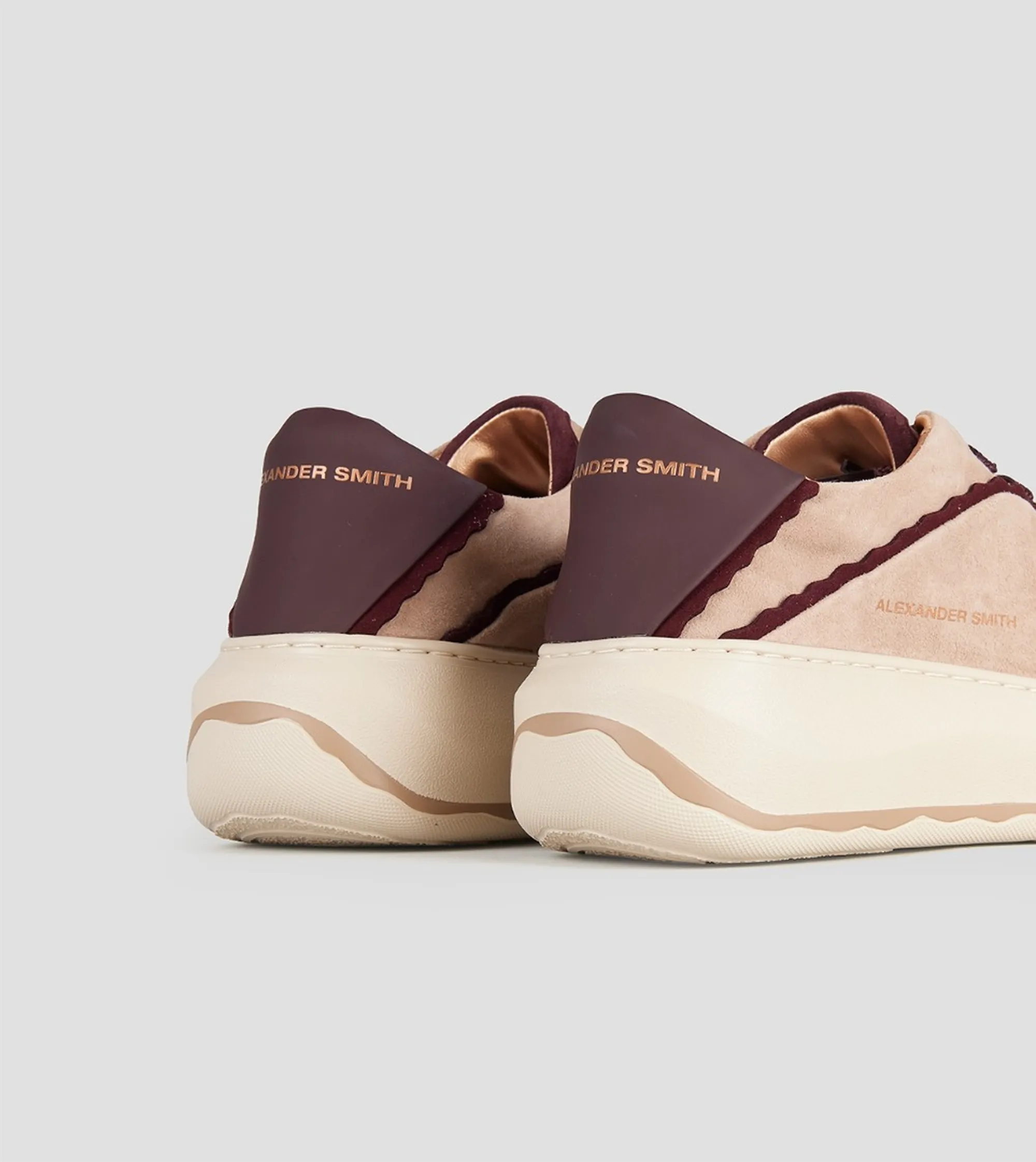 Alexander Smith Sneakers Mayfair In Suede Rosa Asbemfw9670Sbu 197492