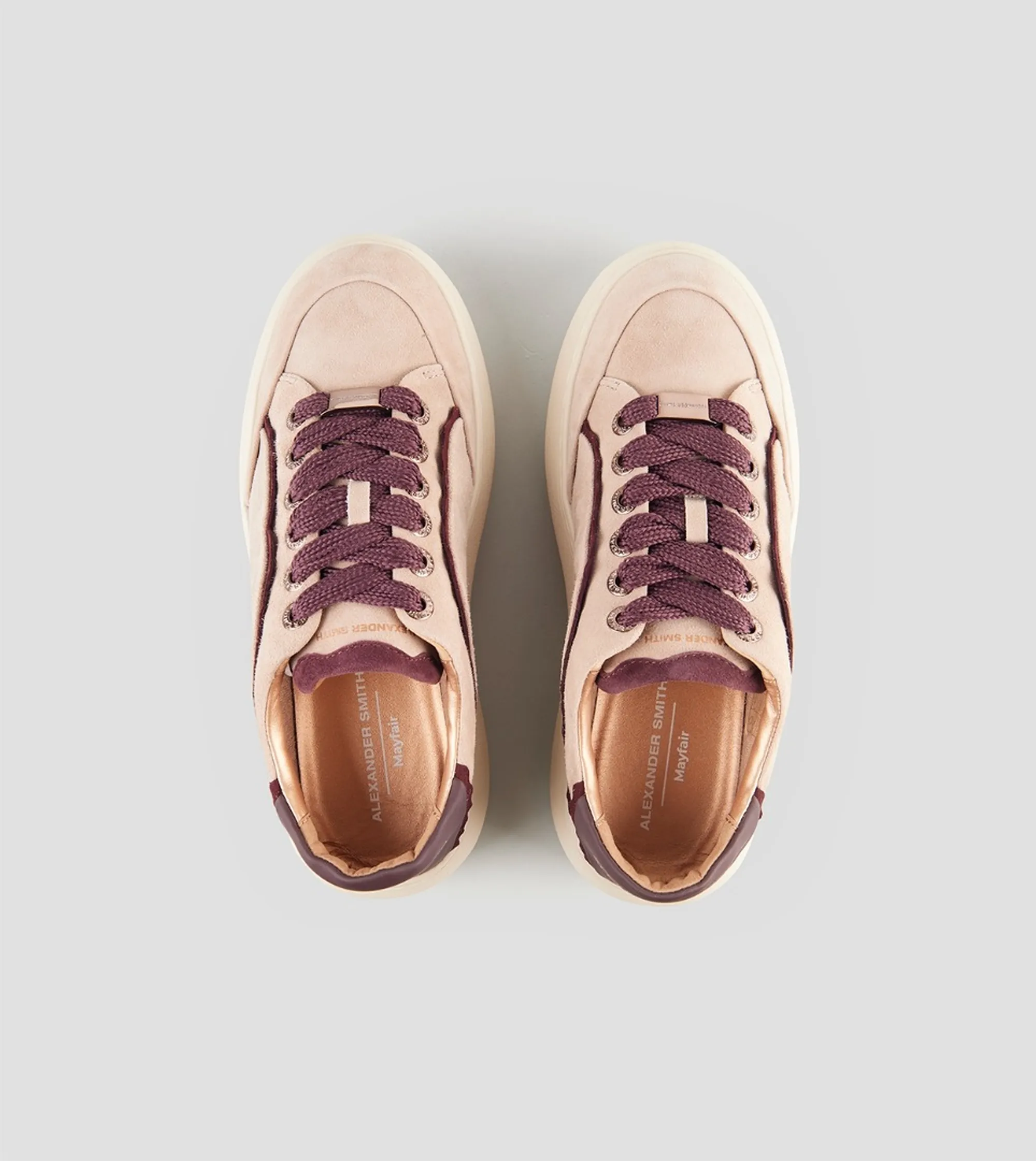 Alexander Smith Sneakers Mayfair In Suede Rosa Asbemfw9670Sbu 197493