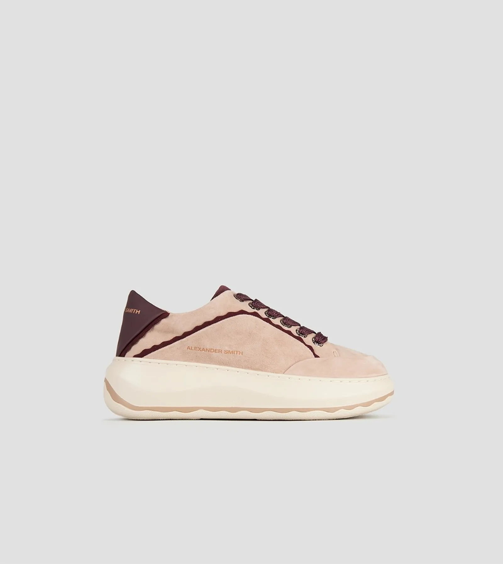 Alexander Smith Sneakers Mayfair In Suede Rosa Asbemfw9670Sbu 197494