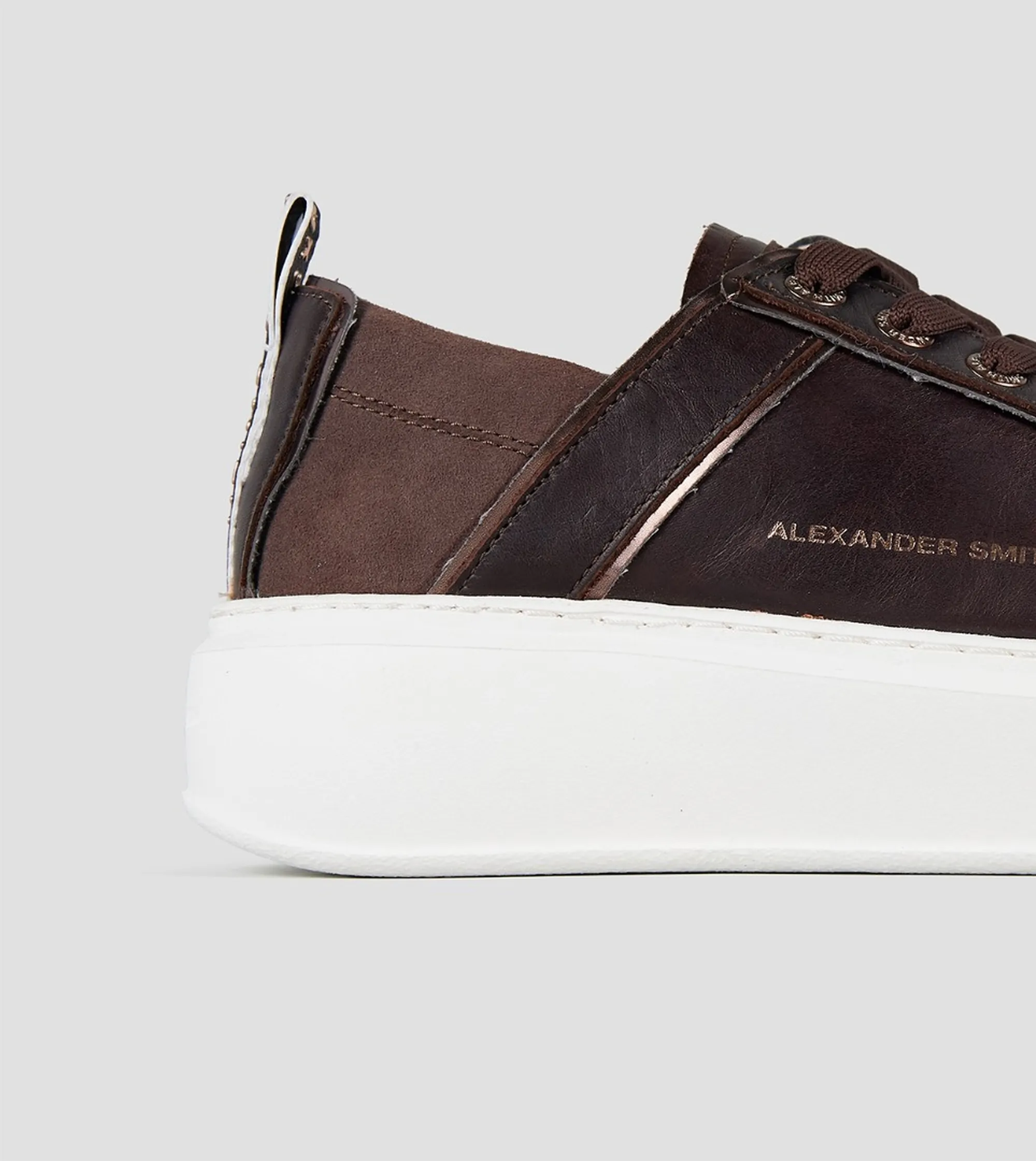 Alexander Smith Sneakers Wembley High Marrone Scuro Asbewhw8375Dbn 197510