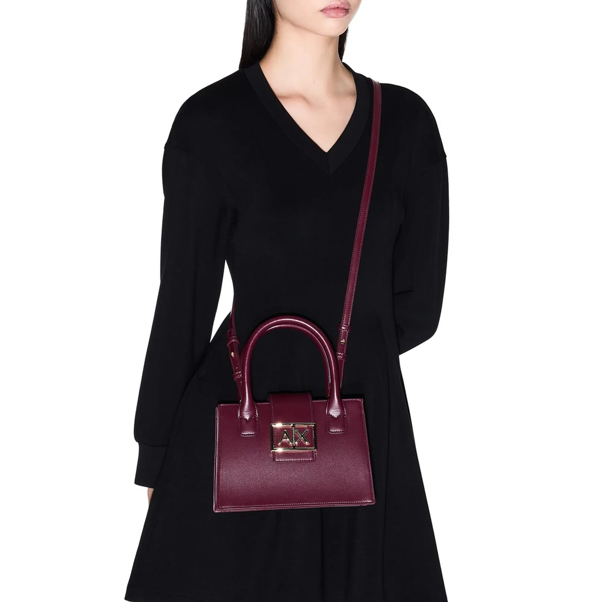 Armani Exchange B'Small Handbag' Bordeaux Xw000306Af12039 162728