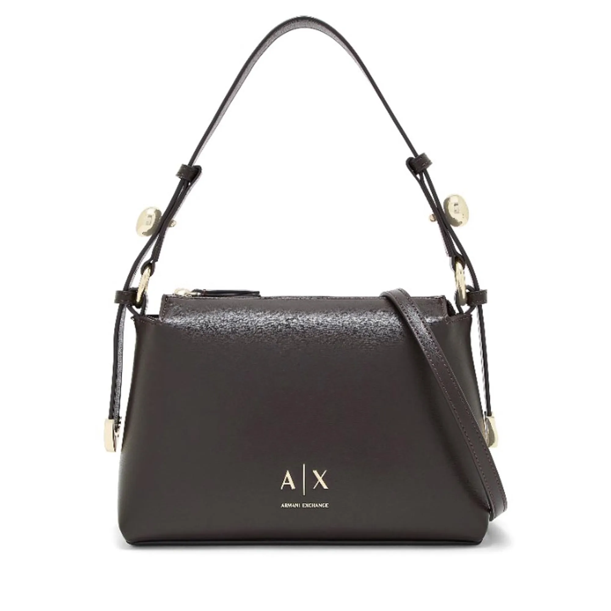 Armani Exchange Borsa A Spalla Con Tracolla Regolabile Marrone Xw002990Af26452 194598