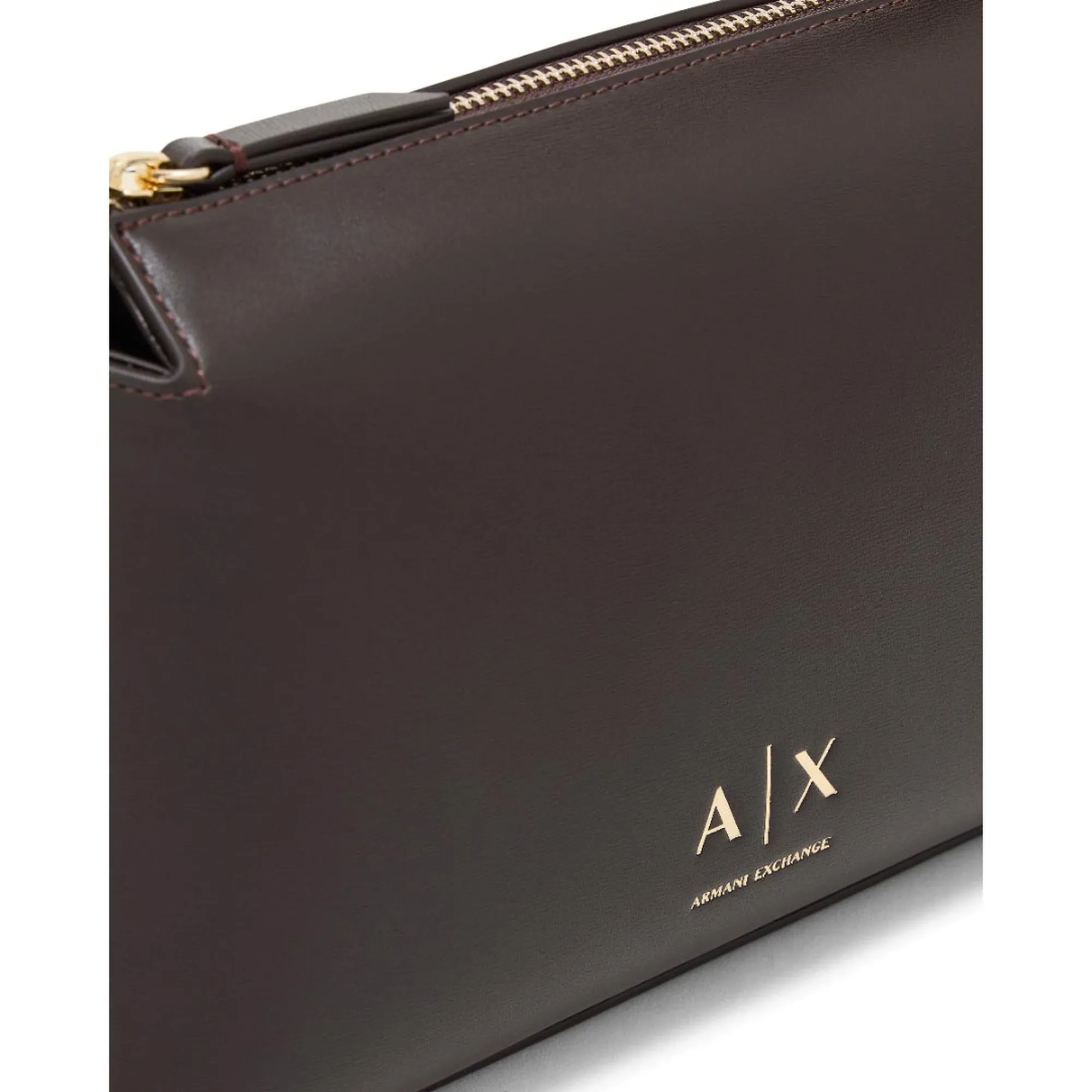 Armani Exchange Borsa A Spalla Con Tracolla Regolabile Marrone Xw002990Af26452 194602