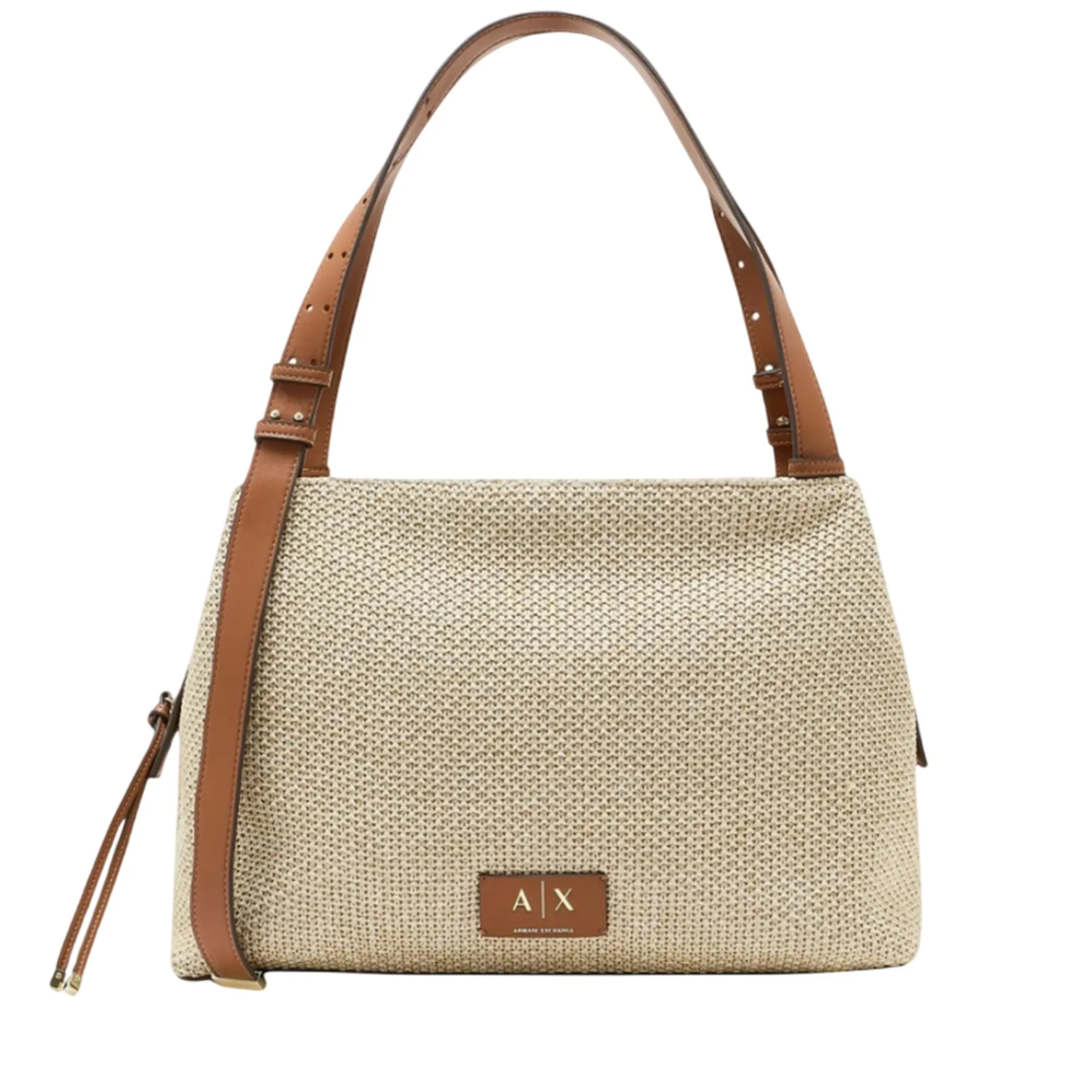 Armani Exchange Borsa A Spalla Strutturata Beige Xw002603Af22683 179451