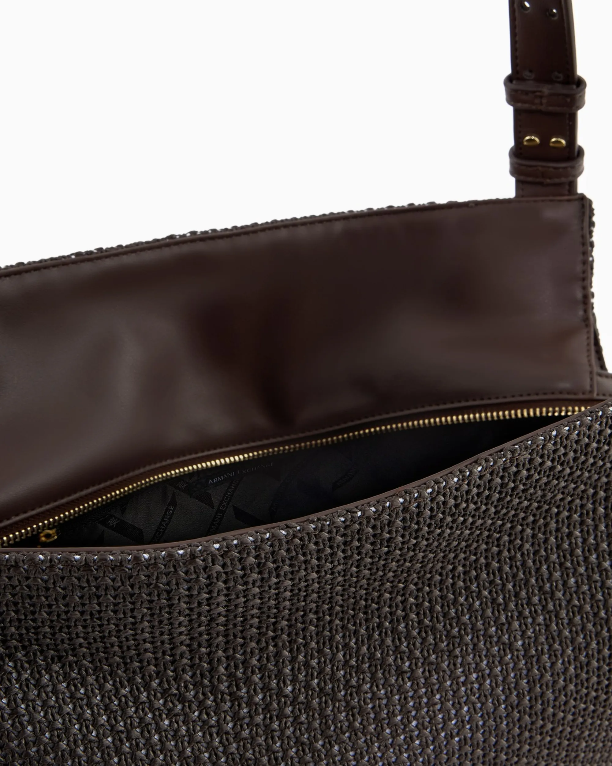 Armani Exchange Borsa A Spalla Strutturata Marrone Xw002603Af22683 175364