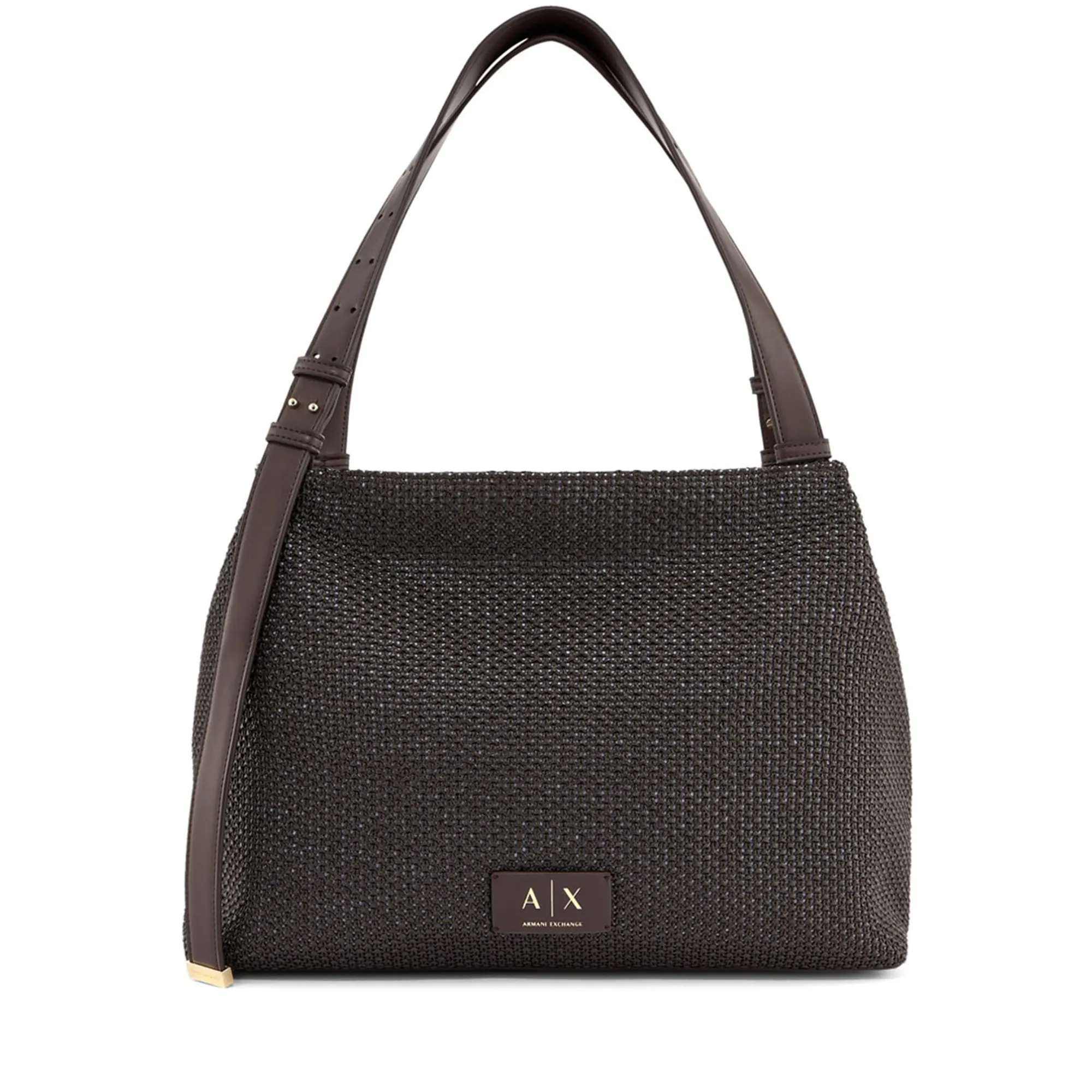 Armani Exchange Borsa A Spalla Strutturata Marrone Xw002603Af22683 179447
