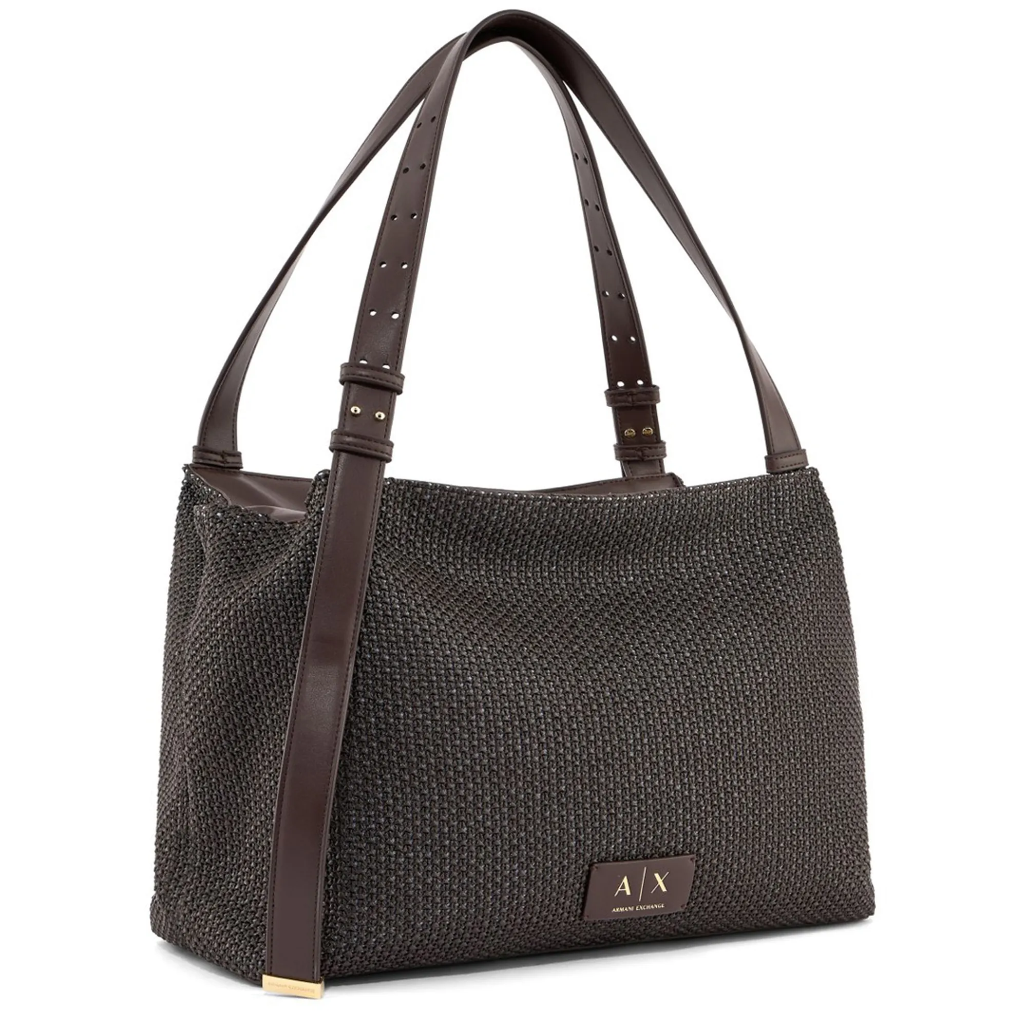 Armani Exchange Borsa A Spalla Strutturata Marrone Xw002603Af22683 179448