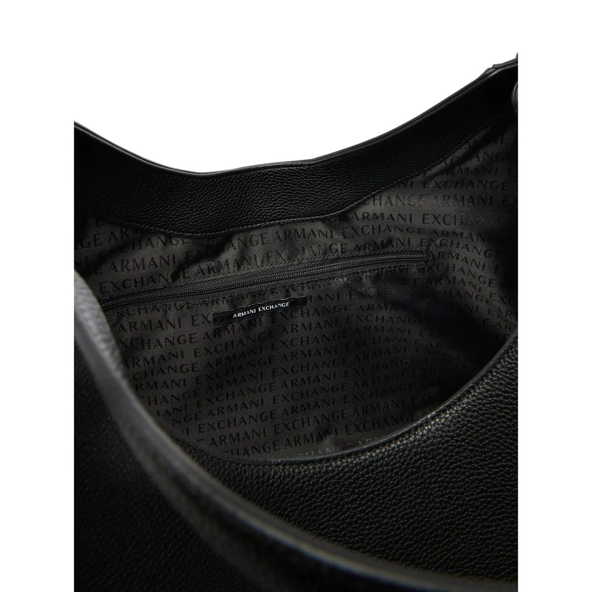 Armani Exchange Borsa Hobo Effetto Pelle Grande Nero Xw003002Af11902 194588