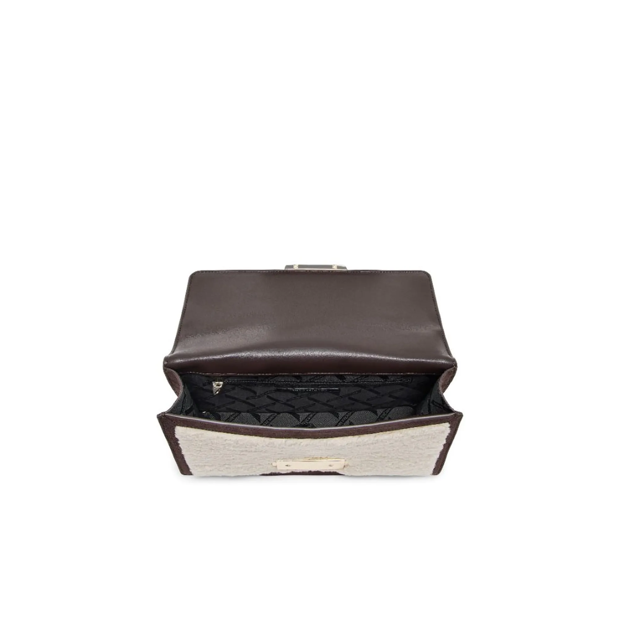 Armani Exchange Borsa Messenger Effetto Pelliccia Marrone Xw000070Af28295 194652