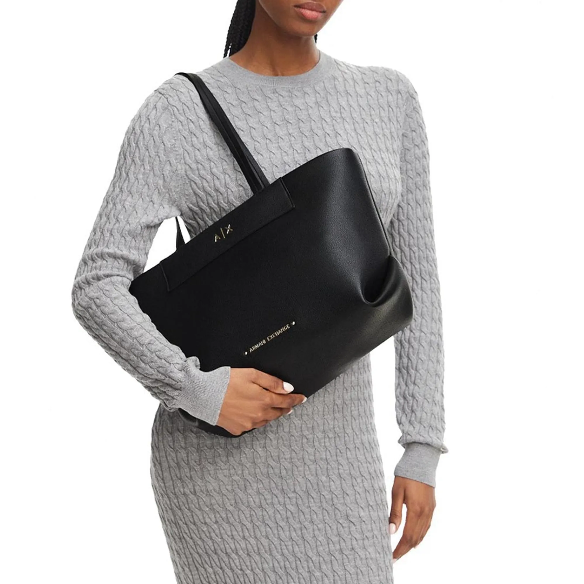 Armani Exchange Borsa Shopping Ax Grande Nero Xw001538Af26447 194630