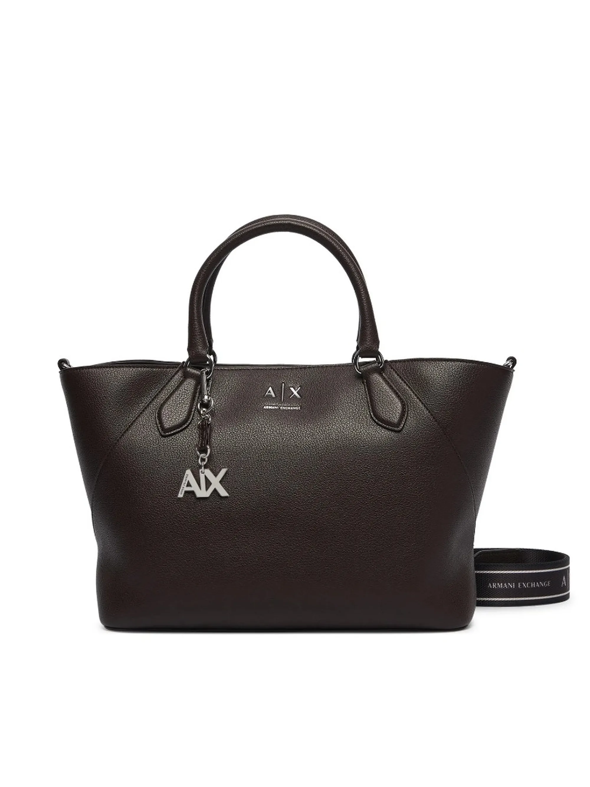 Armani Exchange B'Large Shopping Bag With Shoulder Strap And Removable Charm' Brown Xw003086Af26569 194241