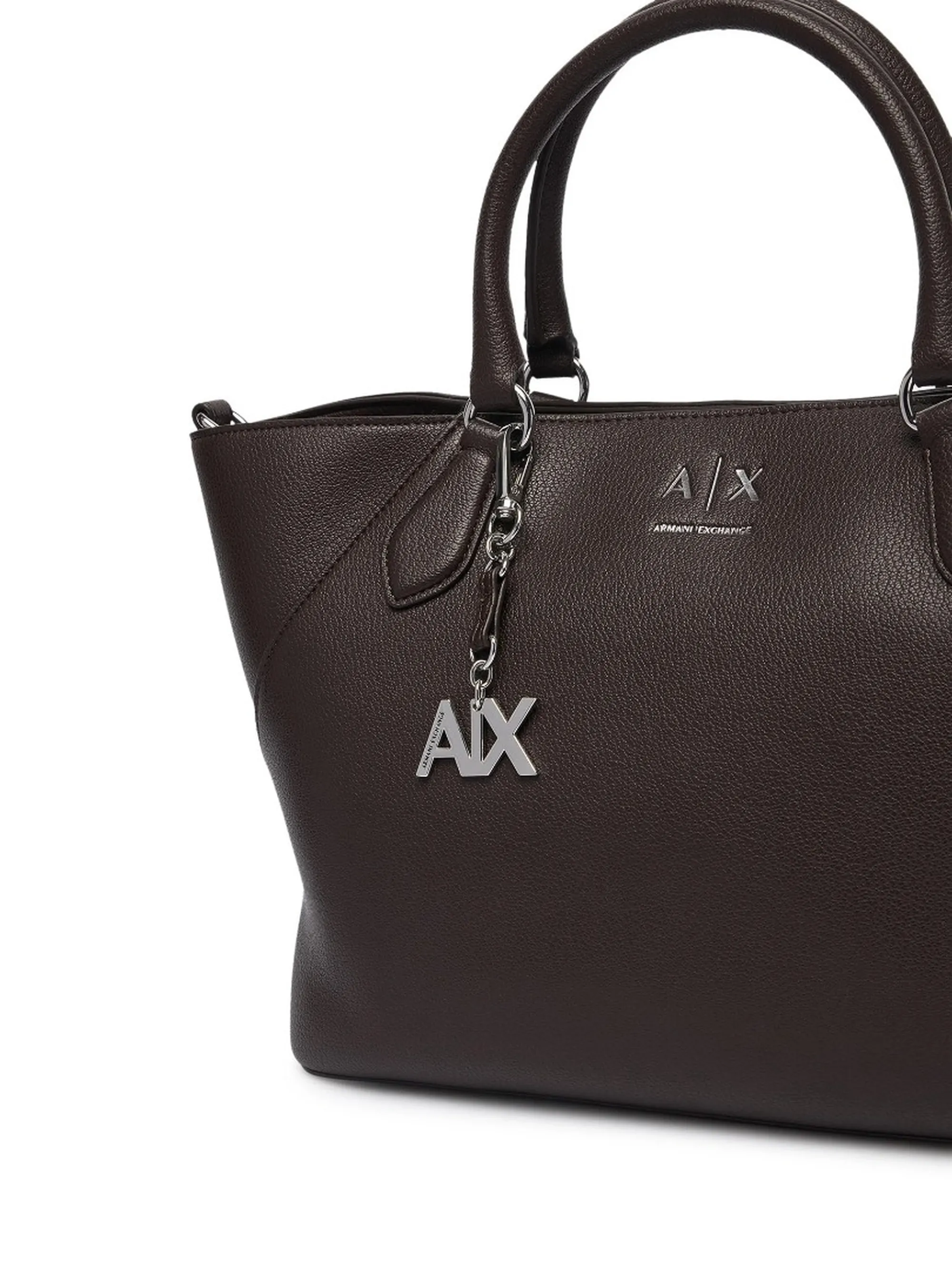 Armani Exchange B'Large Shopping Bag With Shoulder Strap And Removable Charm' Brown Xw003086Af26569 194242