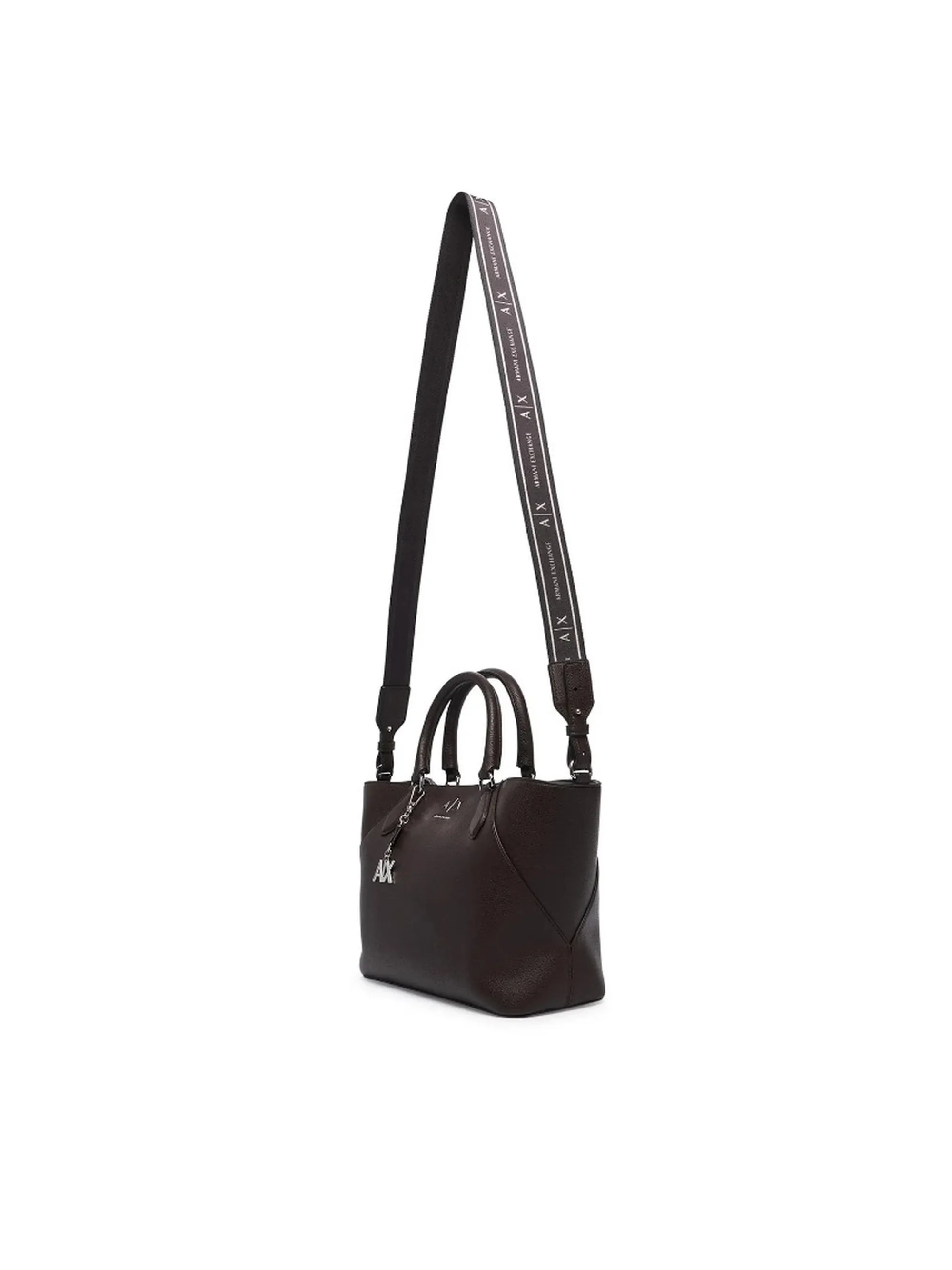 Armani Exchange B'Large Shopping Bag With Shoulder Strap And Removable Charm' Brown Xw003086Af26569 194245
