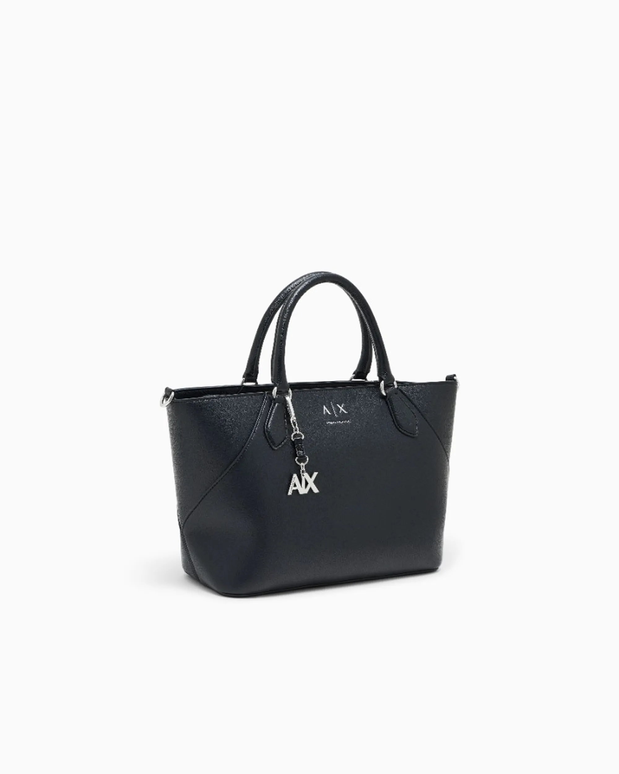 Armani Exchange B'Large Shopping Bag With Shoulder Strap And Removable Charm' Black Xw003086Af26569 194249