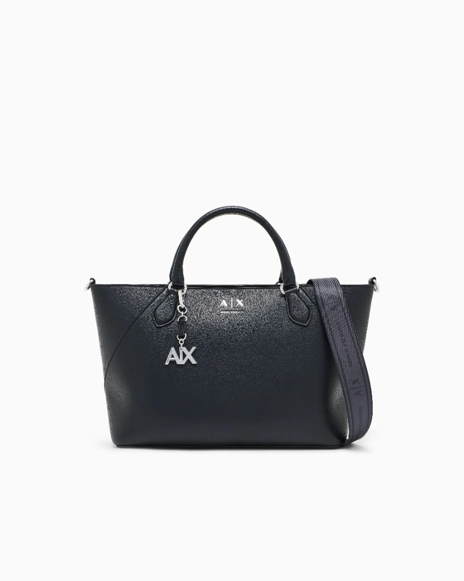Armani Exchange Borsa Shopping Grande Con Tracolla E Charm Rimovibile Nero Xw003086Af26569 194251
