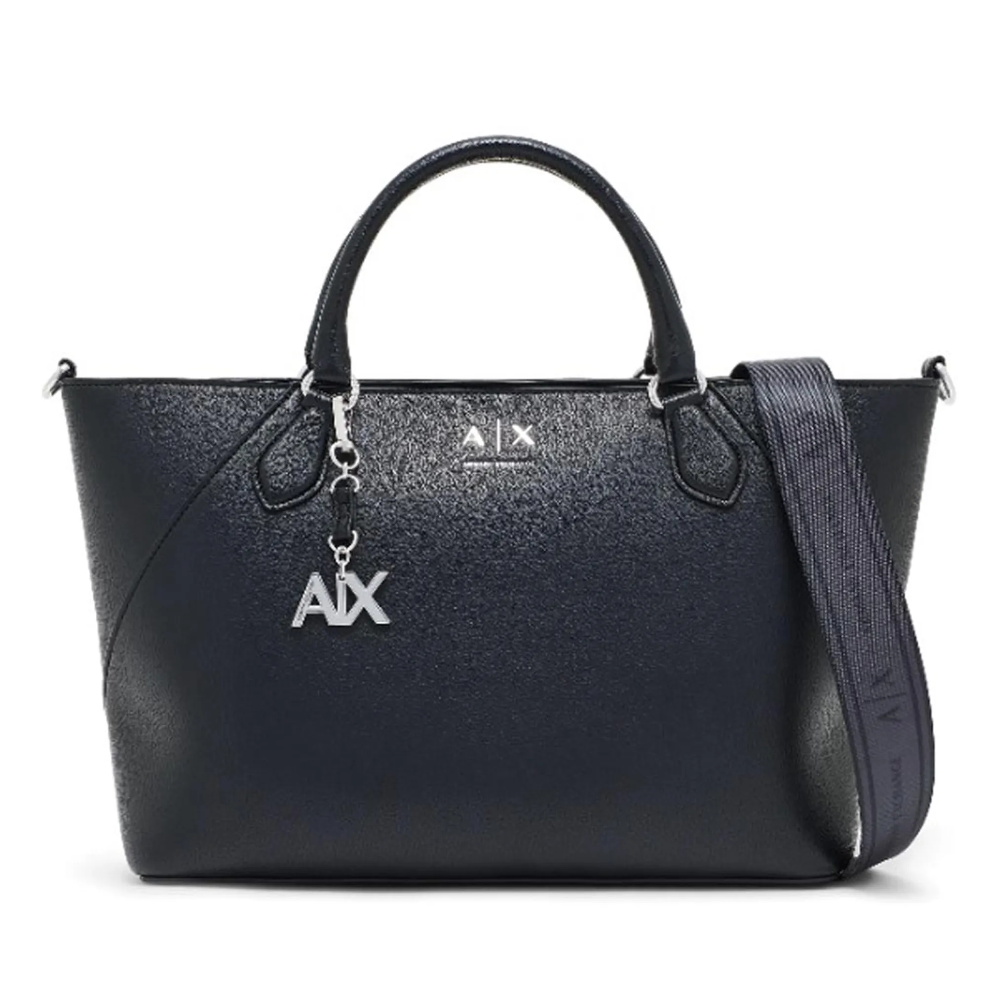 Armani Exchange Borsa Shopping Grande Con Tracolla E Charm Rimovibile Nero Xw003086Af26569 194577