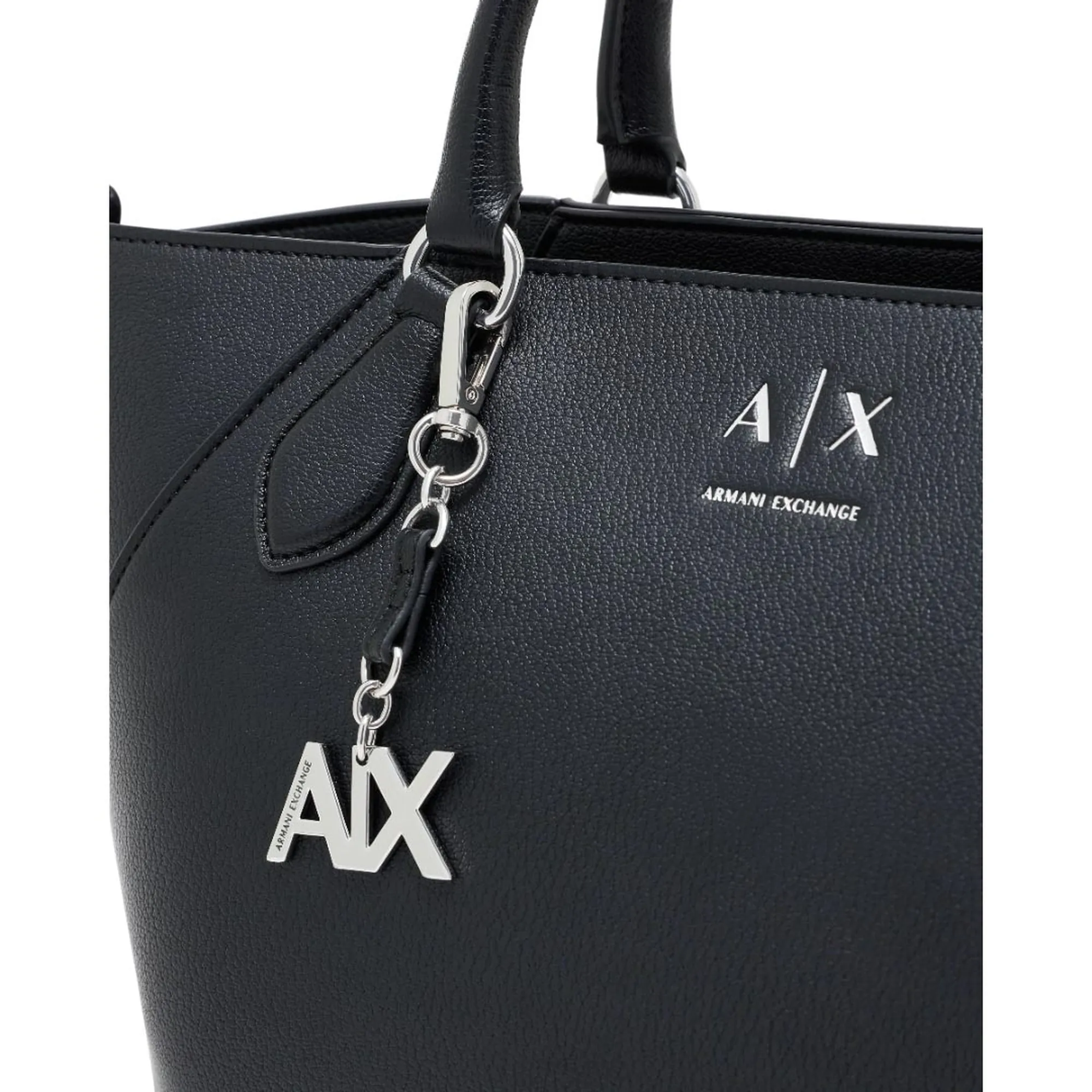 Armani Exchange Borsa Shopping Grande Con Tracolla E Charm Rimovibile Nero Xw003086Af26569 194582