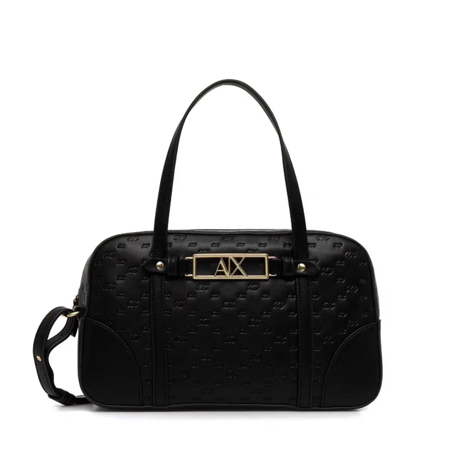 Armani Exchange Borsa Top Handle Ax Media Nero Xw002610Af26970 194619