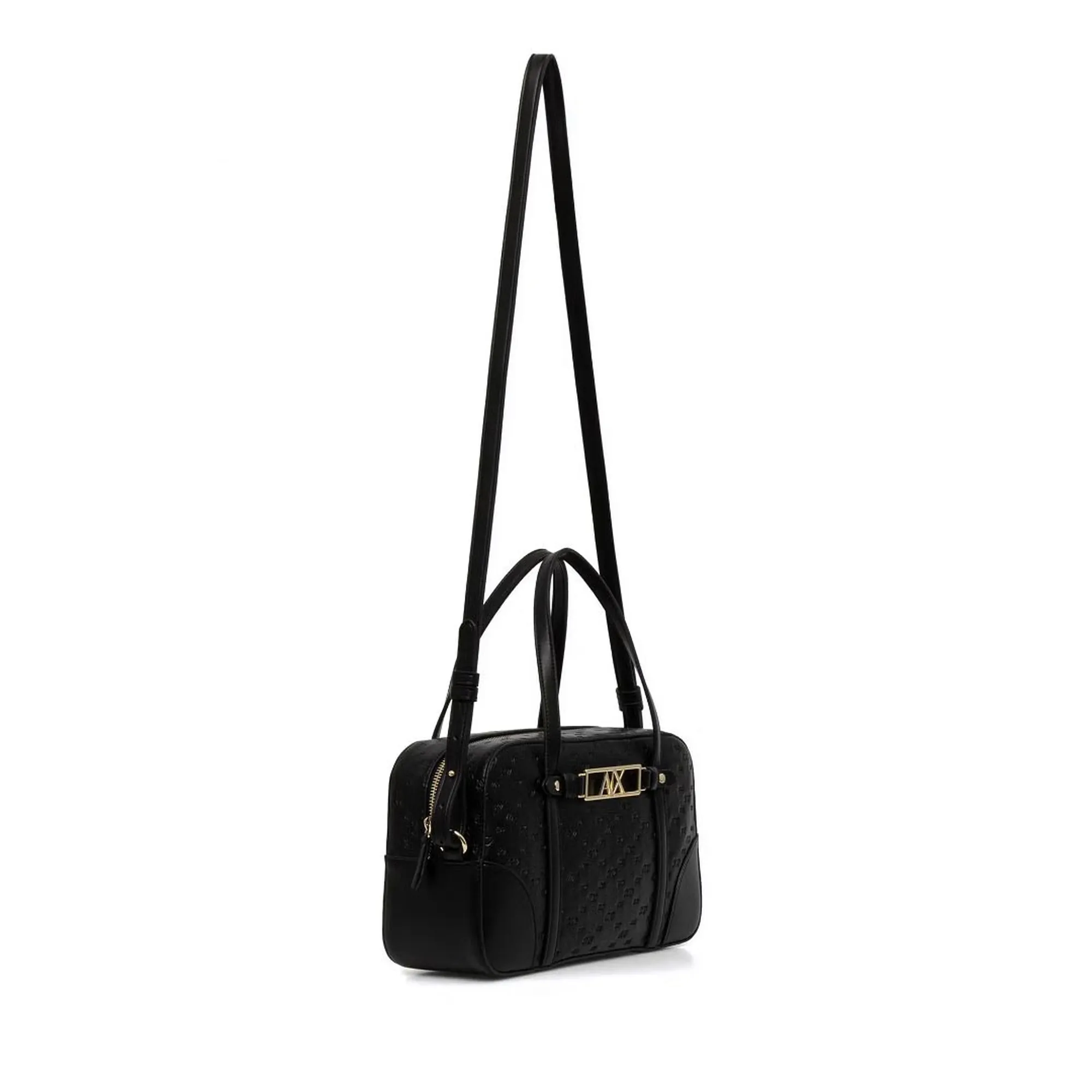 Armani Exchange Borsa Top Handle Ax Media Nero Xw002610Af26970 194620