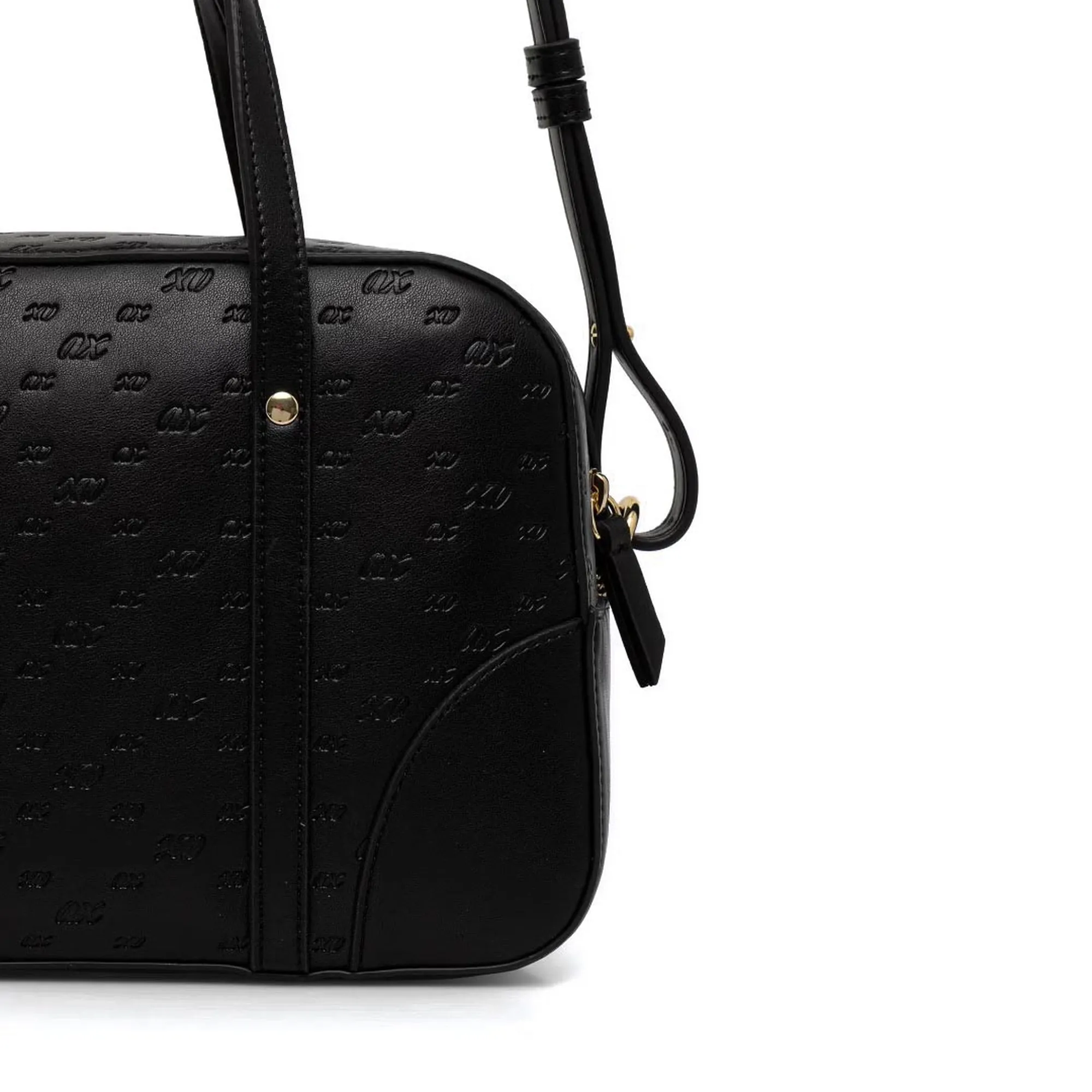 Armani Exchange Borsa Top Handle Ax Media Nero Xw002610Af26970 194621