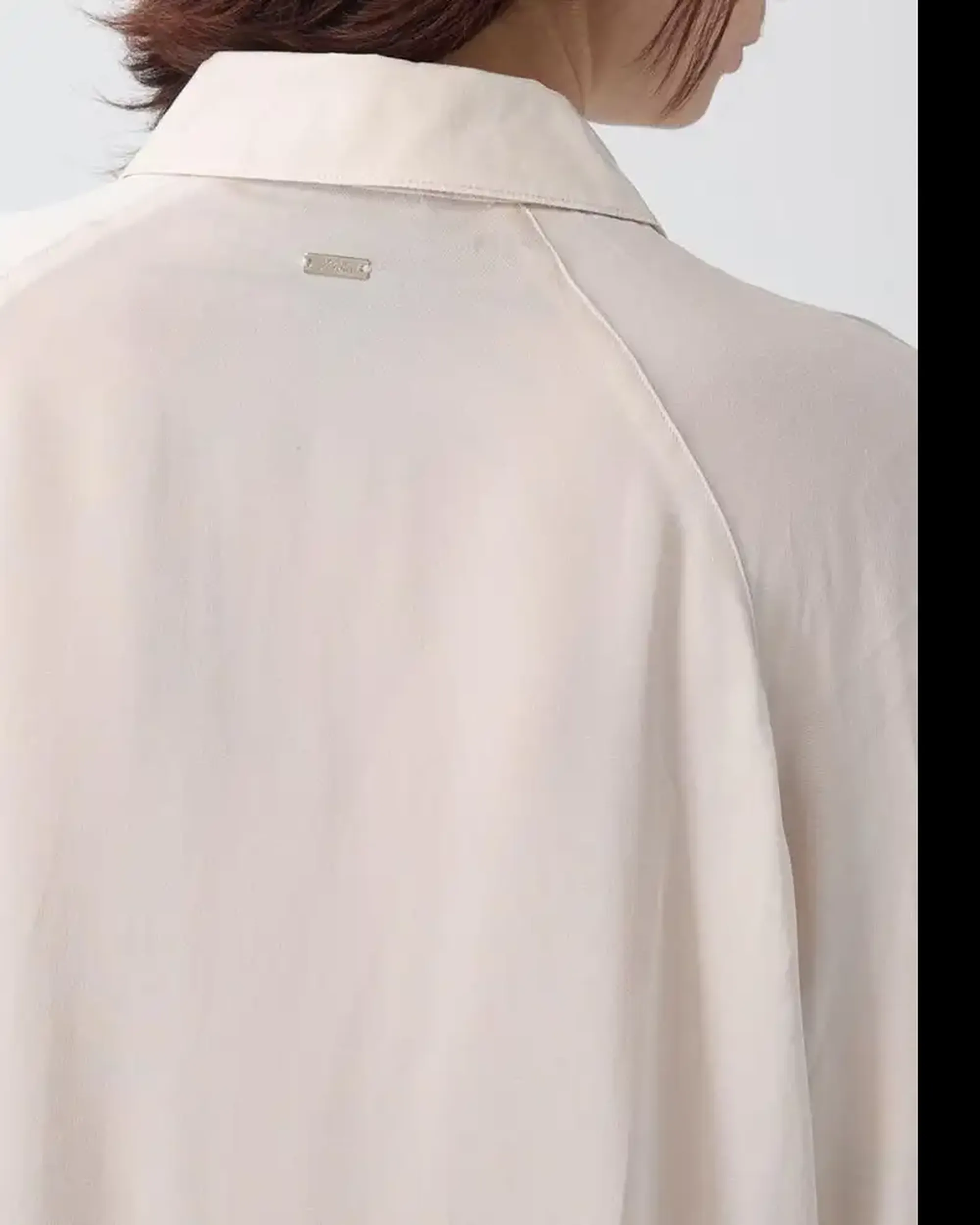 Armani Exchange Camica Satinata Panna Xw000666Af16121 164691