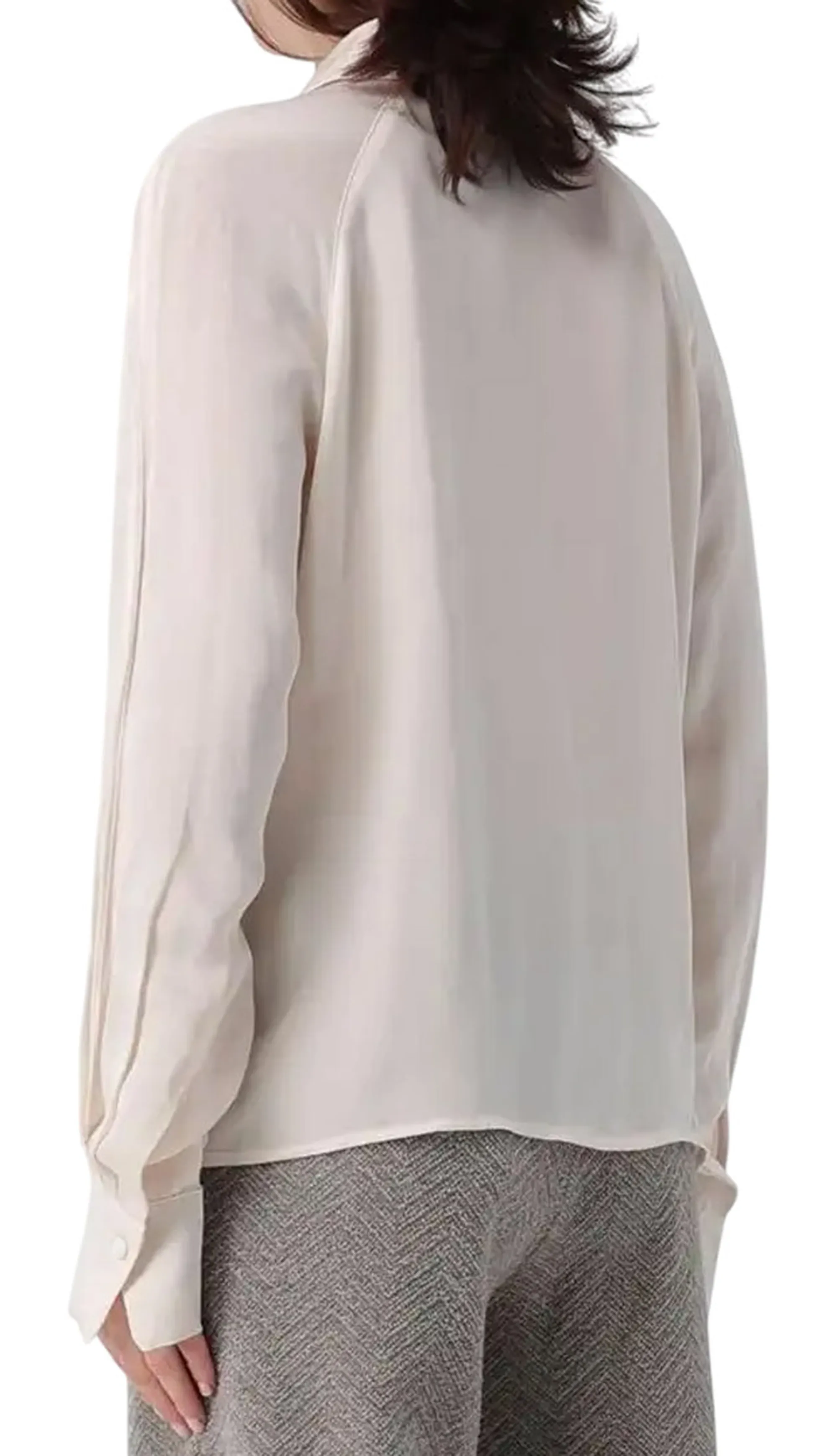 Armani Exchange Camica Satinata Panna Xw000666Af16121 164753