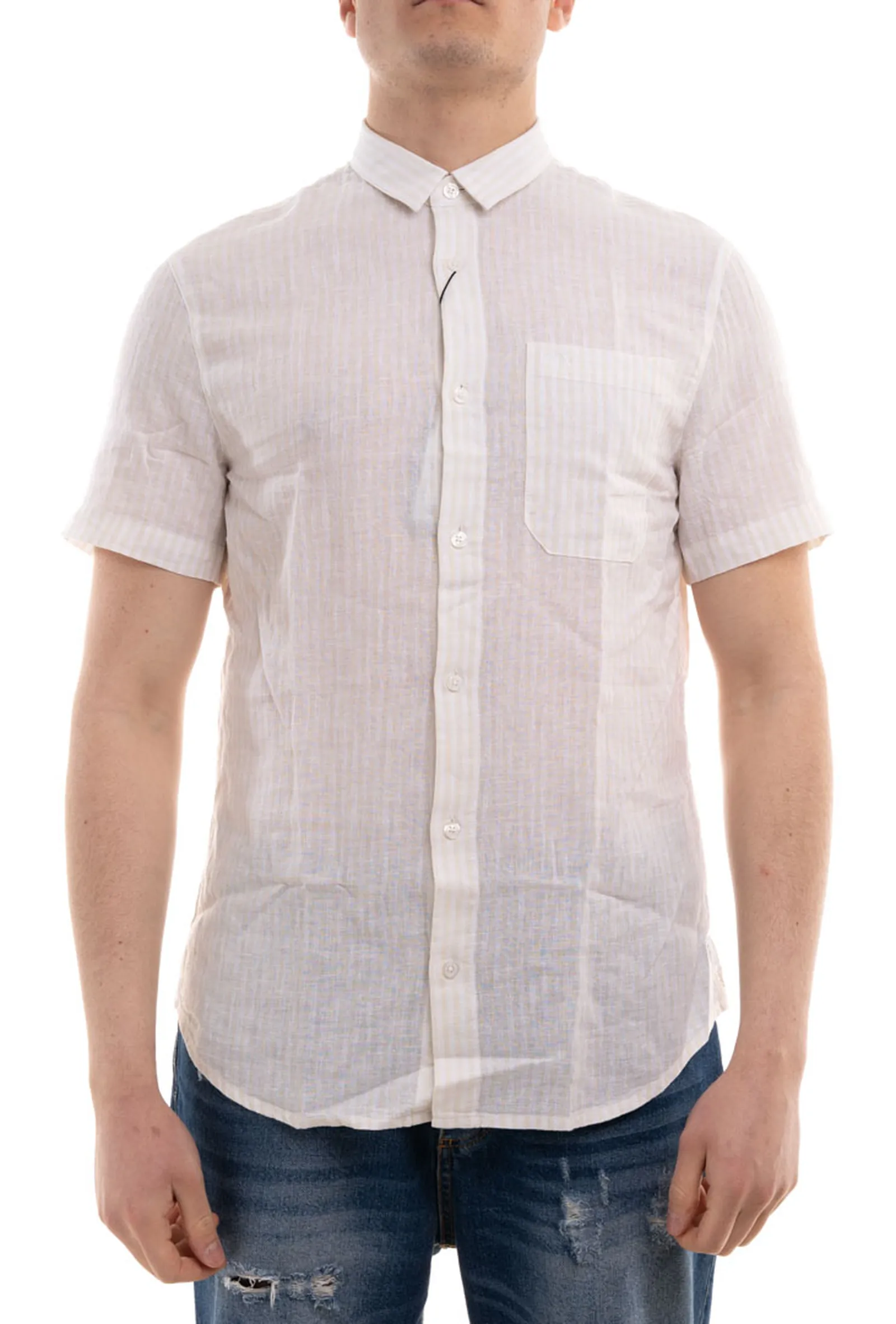 Armani Exchange Camicia Bianco 3Lzc52Znrcz 62206