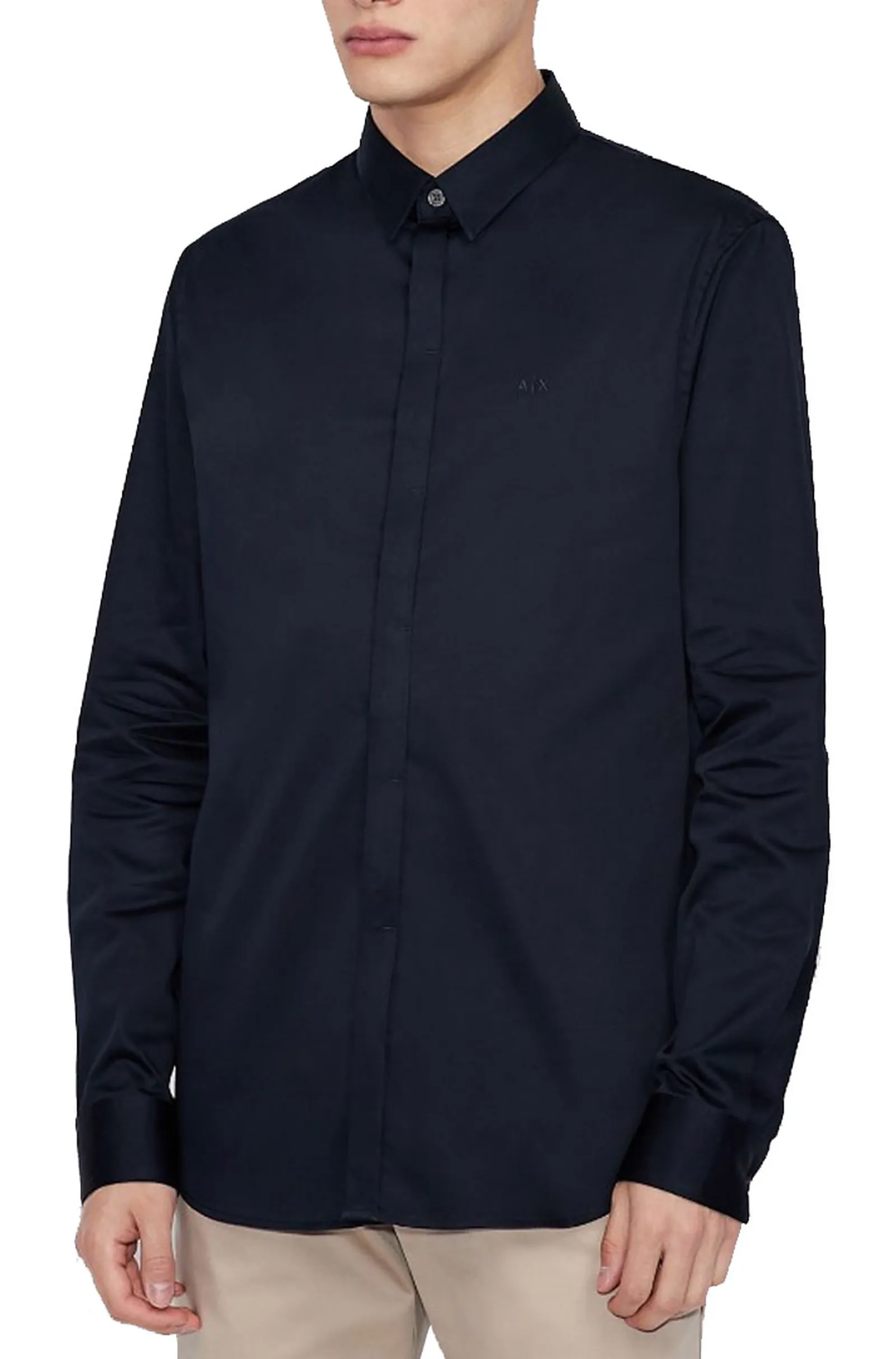 Armani Exchange Camicia Blu 8Nzcbdzn10Z 59570