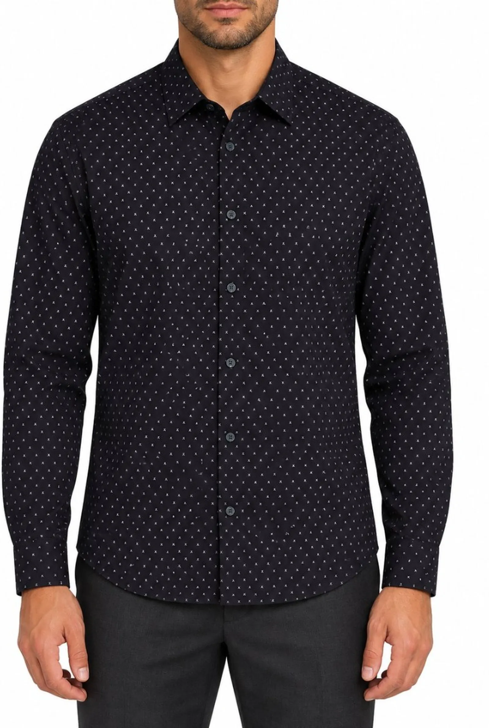 Armani Exchange Camicia Blu Xm000719Af13206 199773