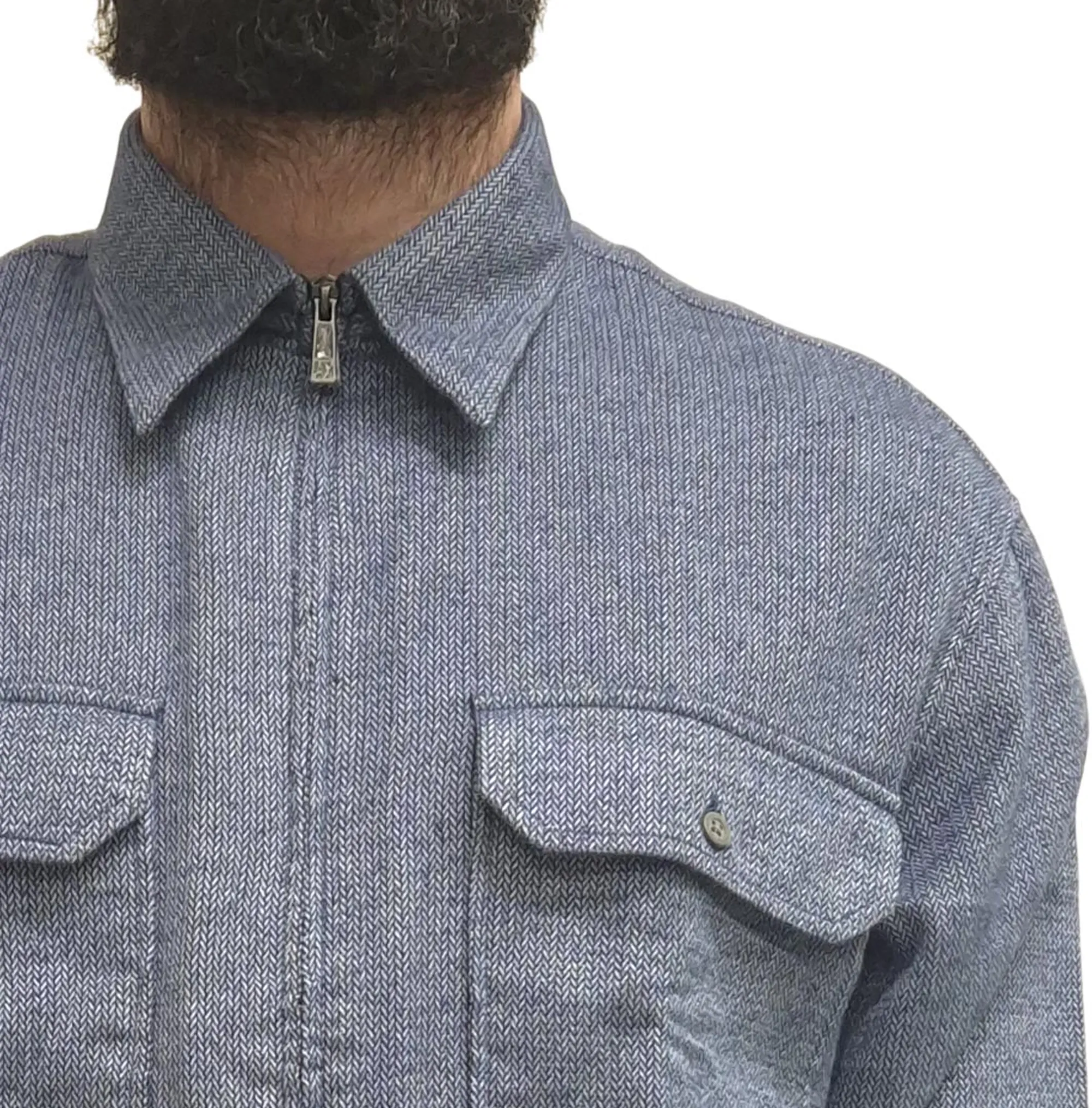 Armani Exchange Camicia Blu Xm001140Af16611 169113