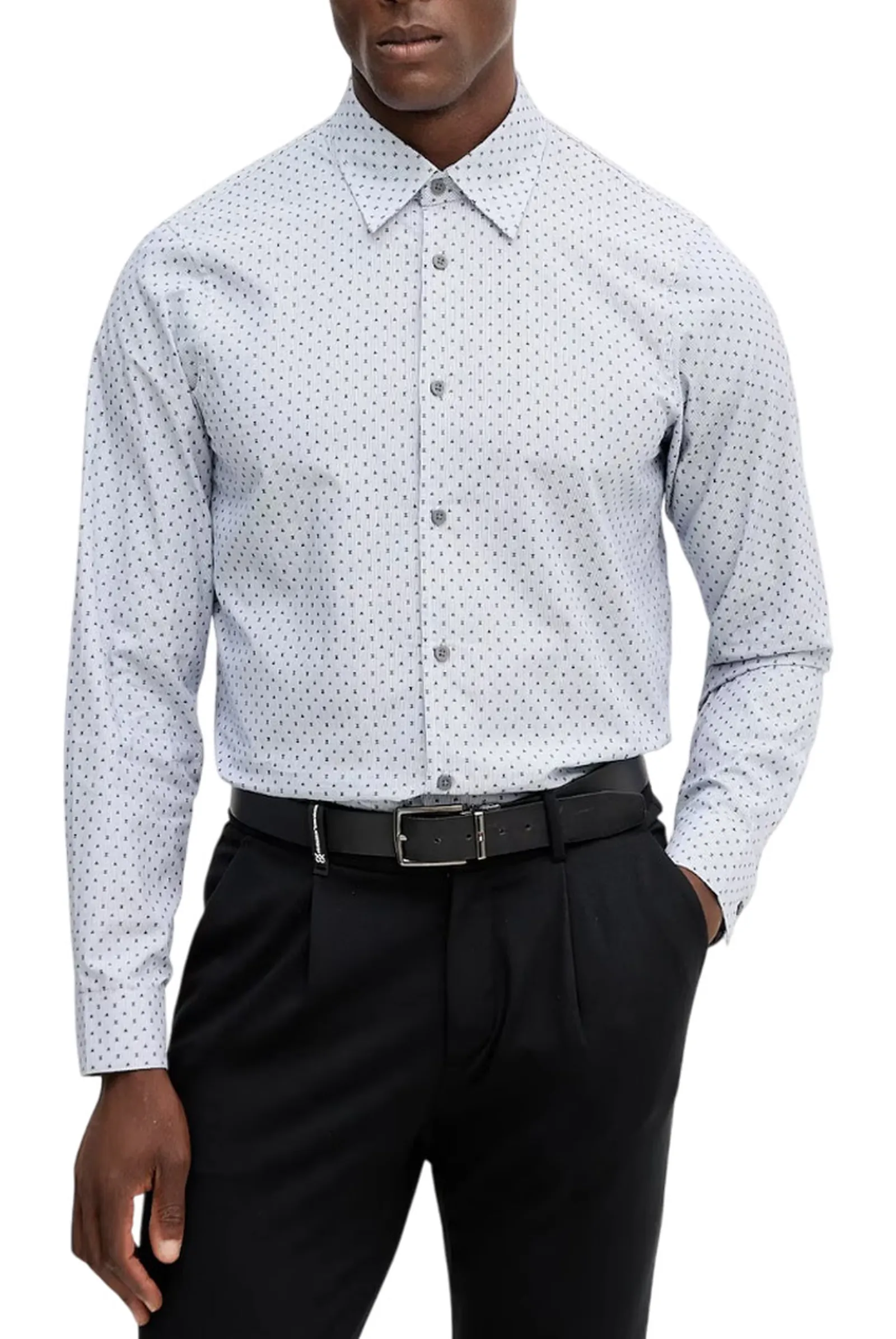 Armani Exchange Camicia Blu Xm001153Af16623 162239