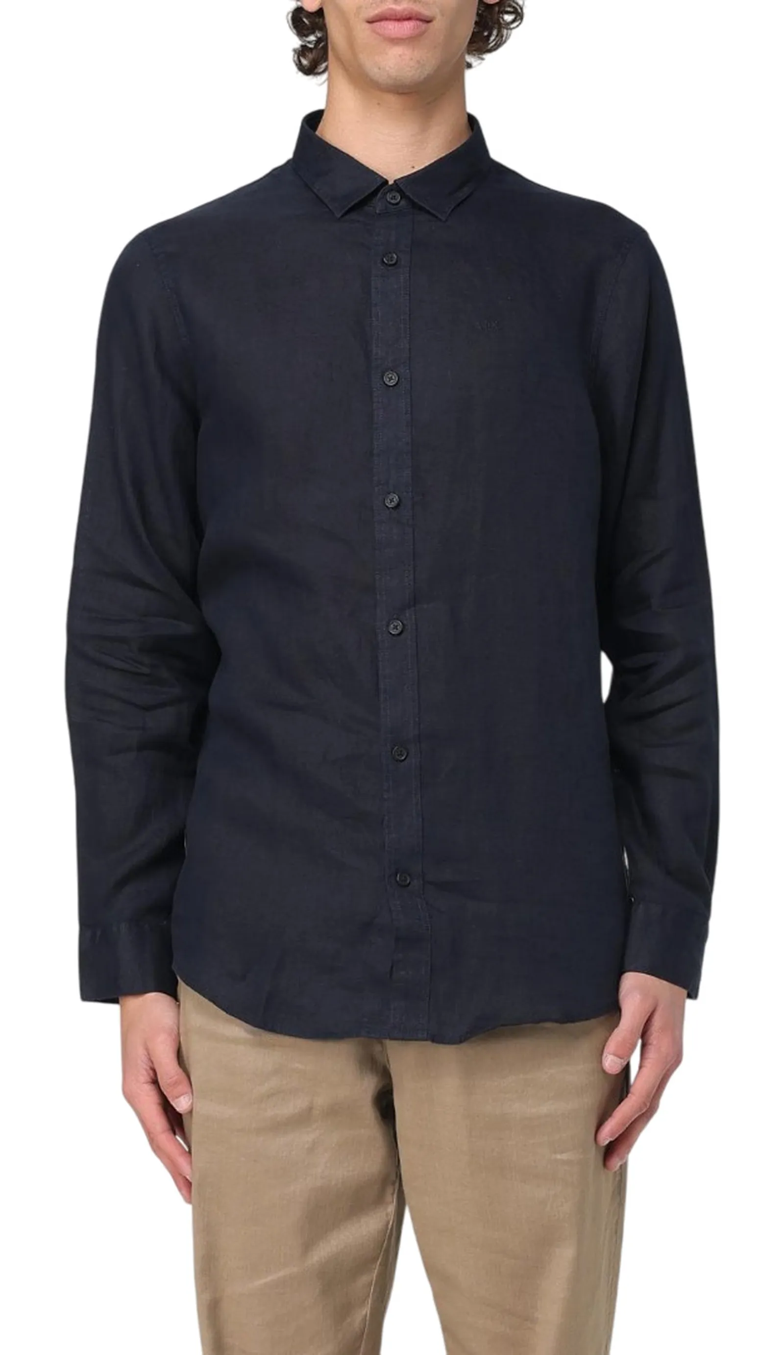 Armani Exchange Camicia Blu Xm001221Af14619 143981