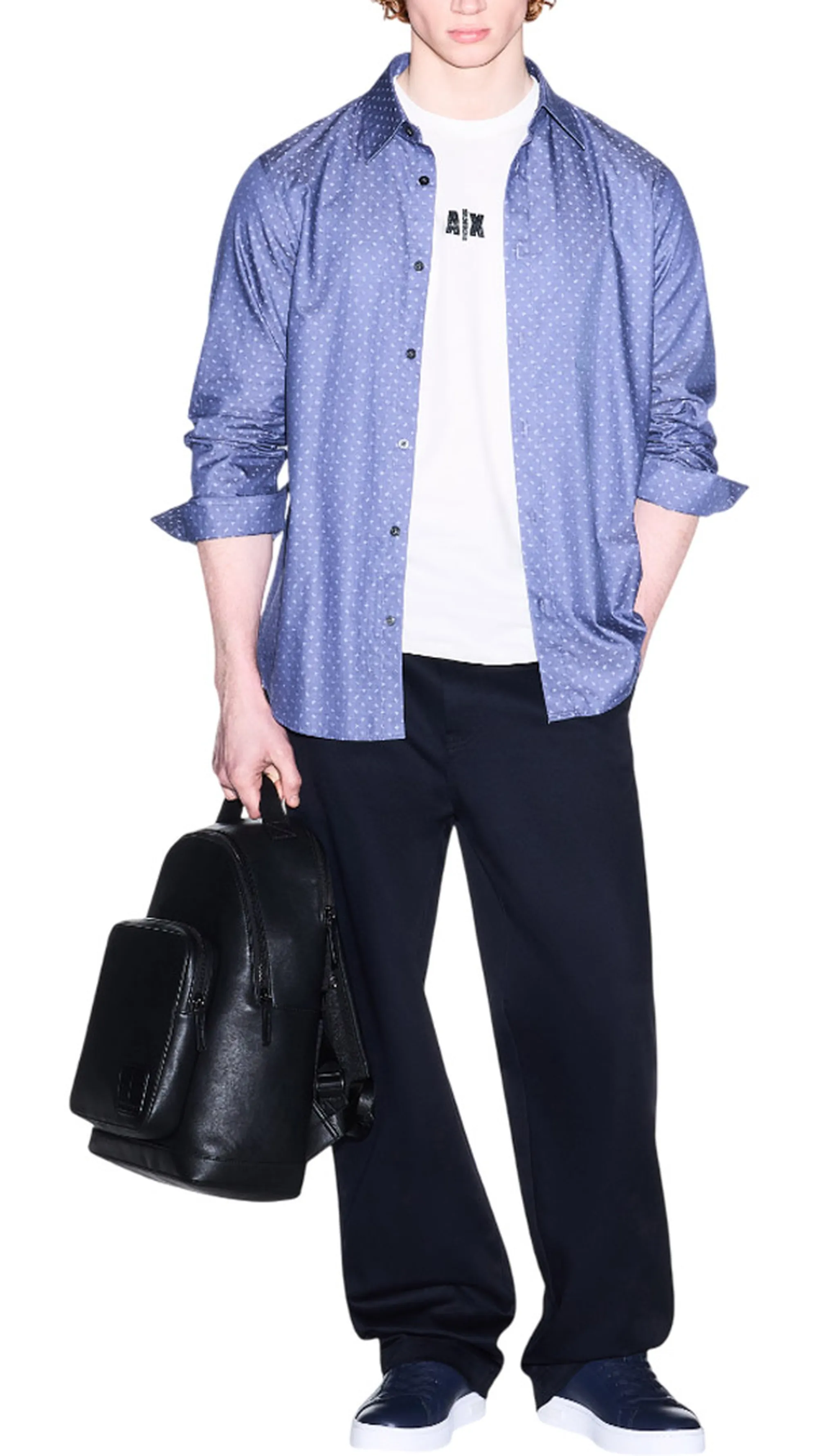 Armani Exchange B'Shirt' Blue Xm002739Af24681 178220