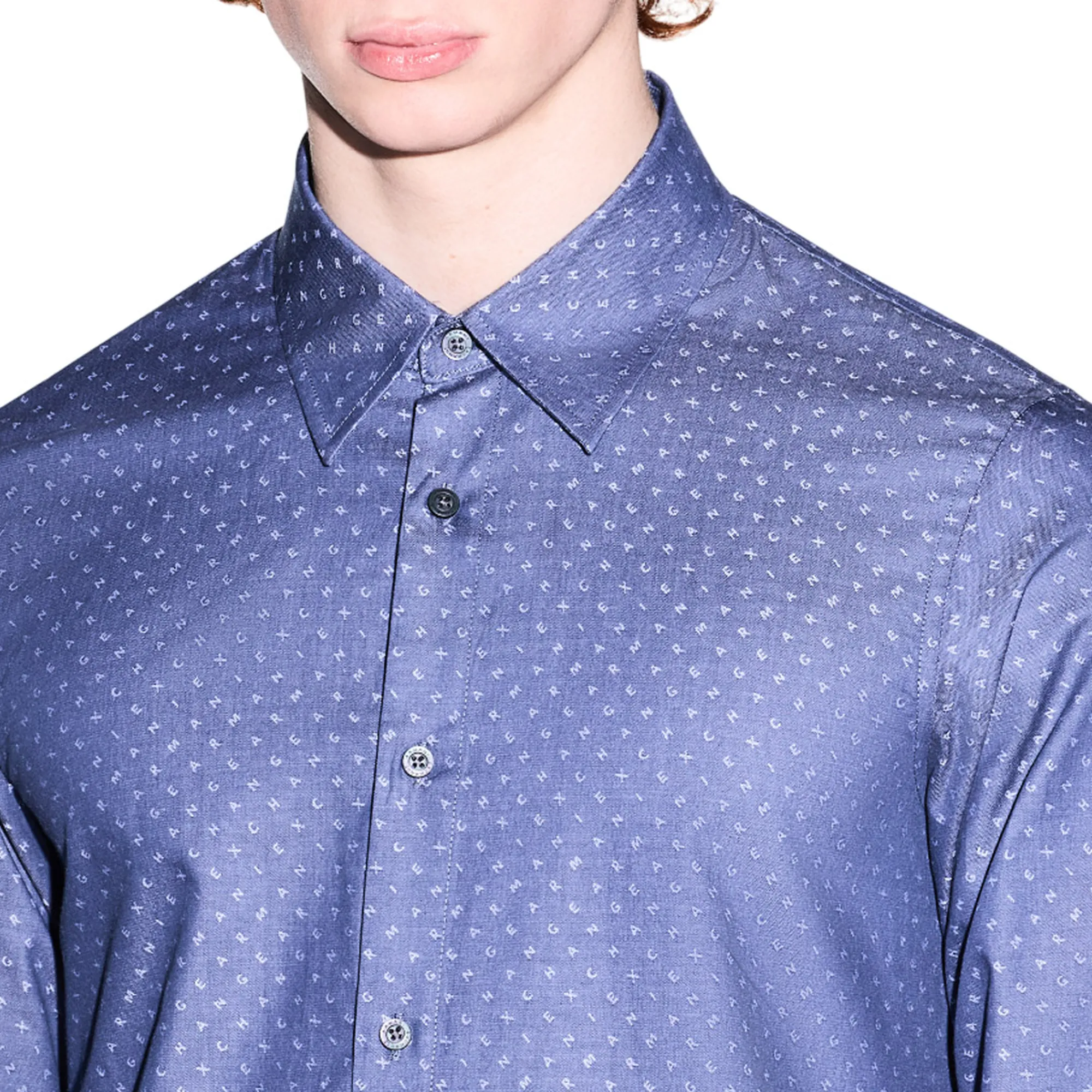 Armani Exchange B'Shirt' Blue Xm002739Af24681 178221