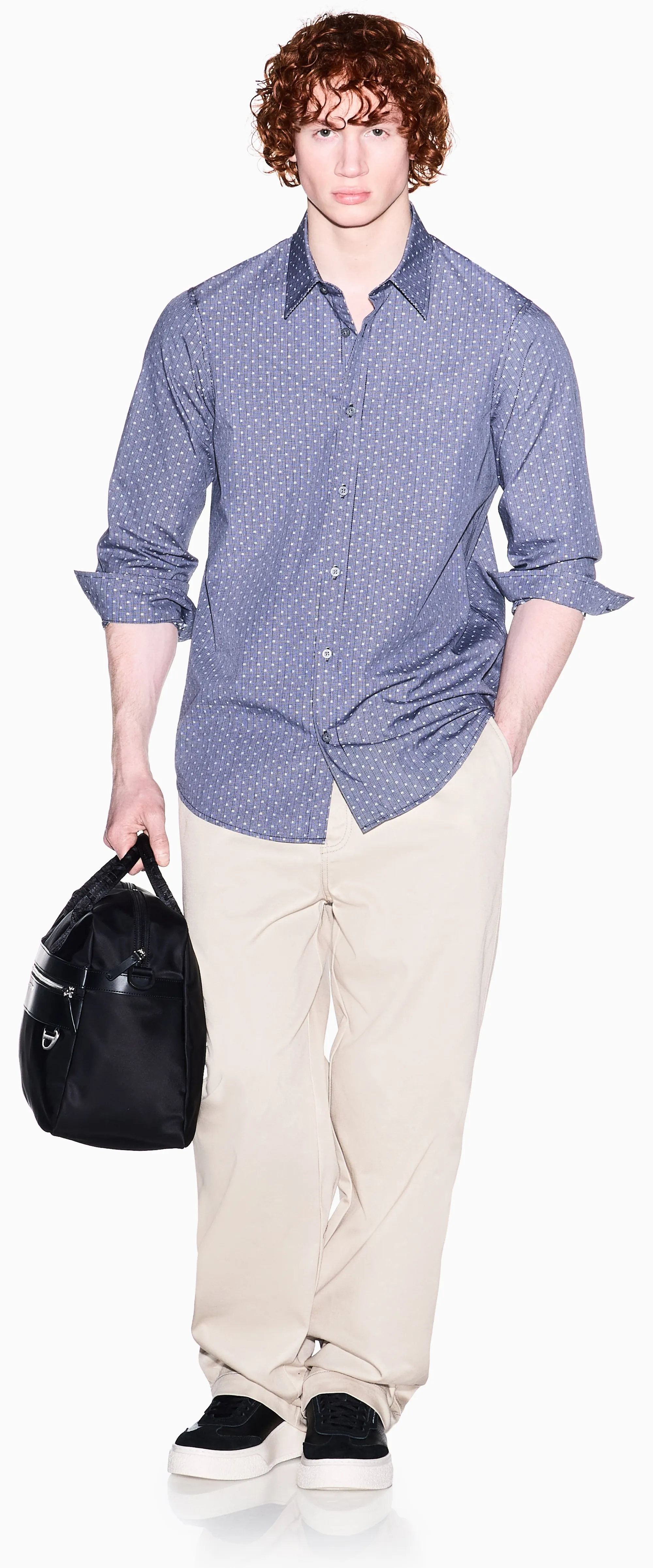 Armani Exchange Camicia Blu Navy Xm002811Af24739 175098