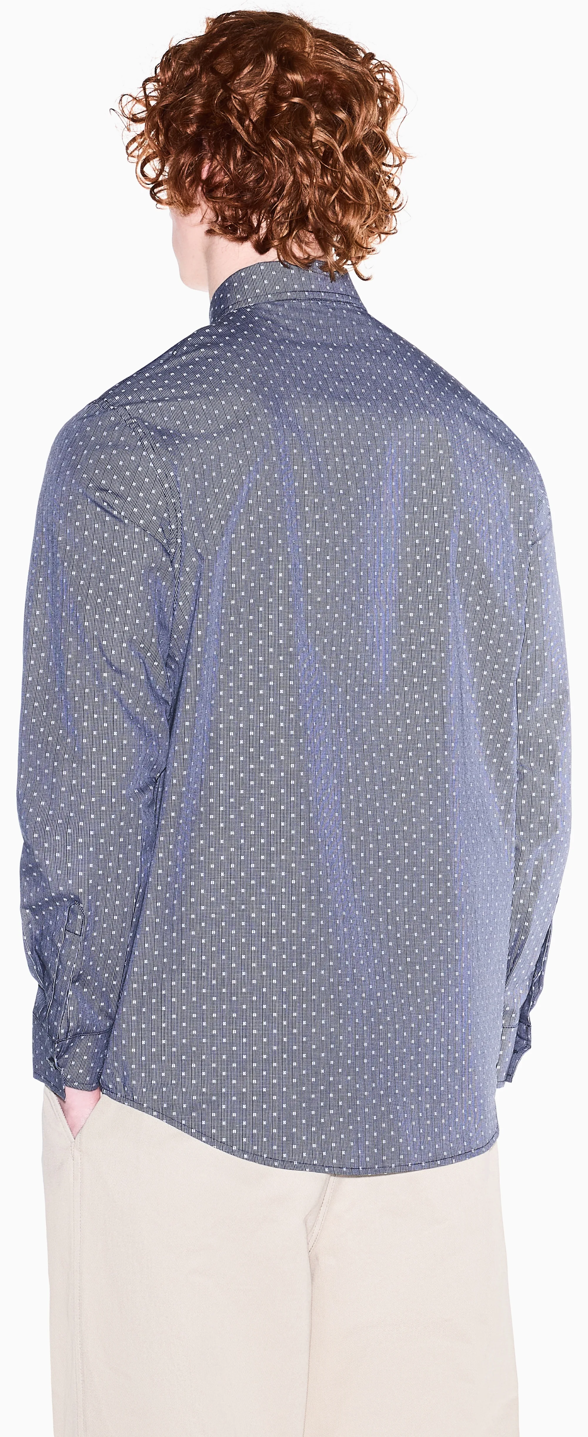 Armani Exchange Camicia Blu Navy Xm002811Af24739 175099